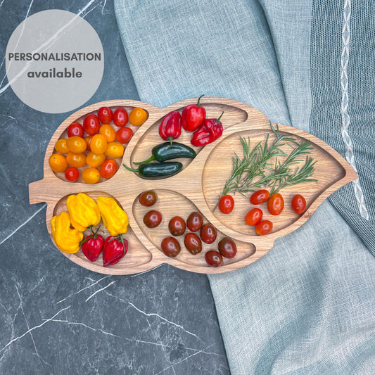 Personalised Table Centrepiece Large Wooden Platter