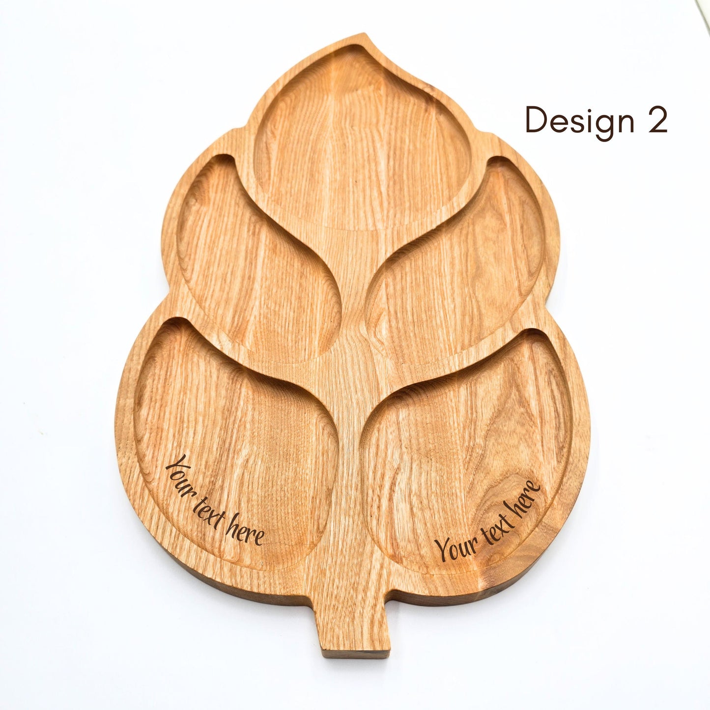 Personalised Table Centrepiece Large Wooden Platter