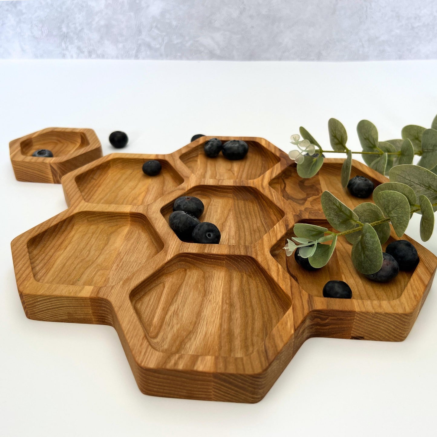 Personalised Honeycomb Wooden Serving Platter