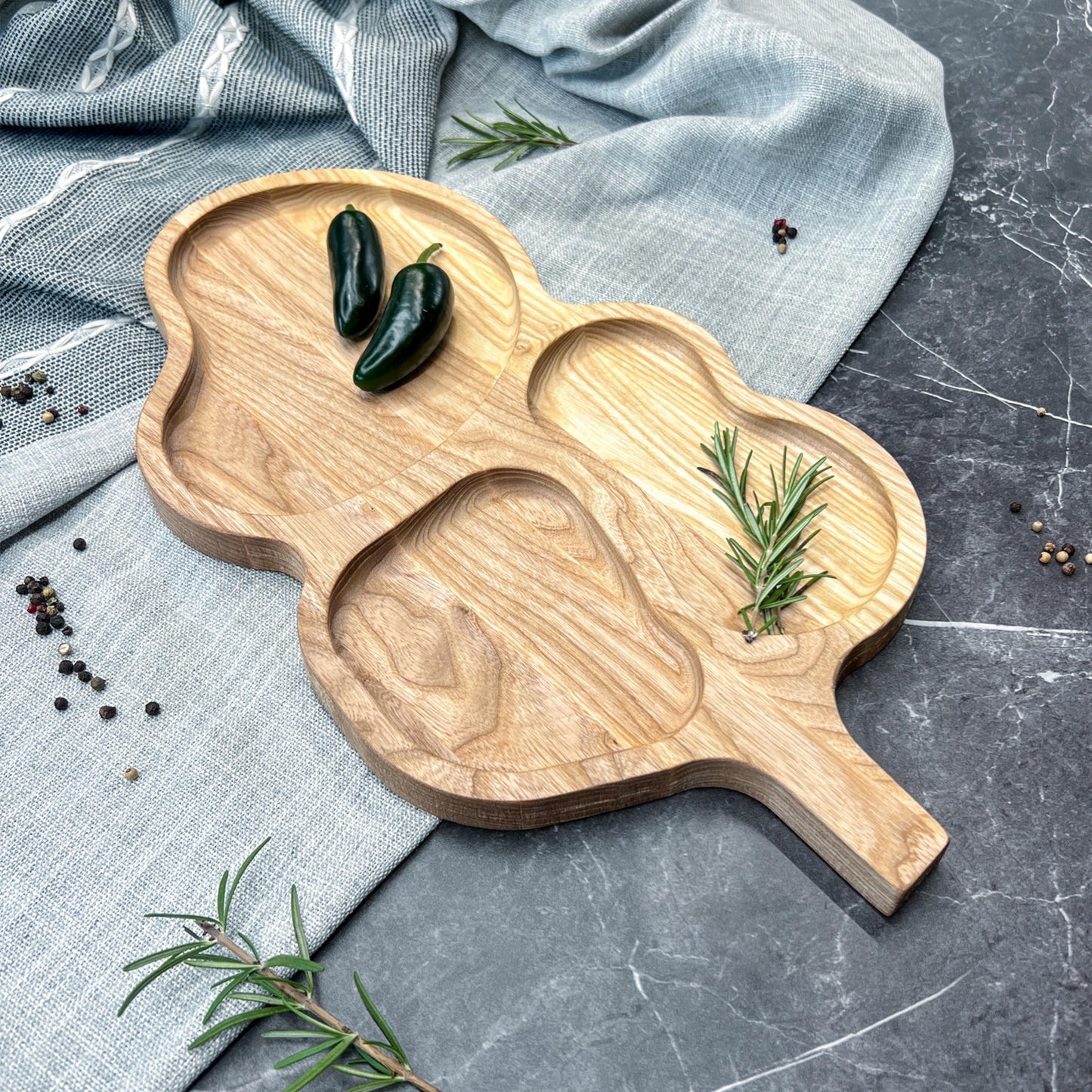 Personalised Large Meat Serving Tray