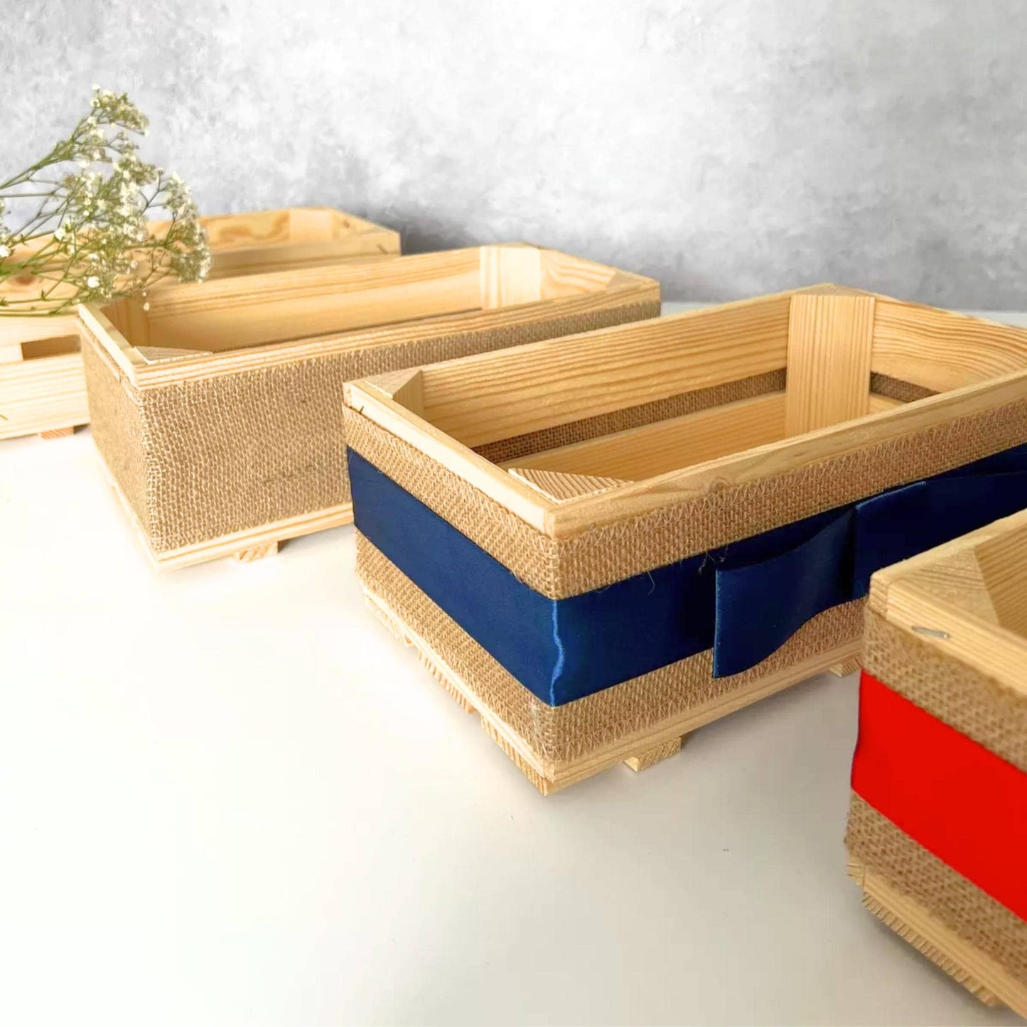 Empty Make Your Own Hamper Kit, Gift Box Basket, DIY Kit - Birthday, Wedding, Housewarming, Anniversary, Father's Day, Colours Available