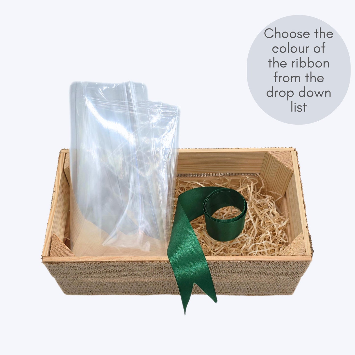 Empty Make Your Own Hamper Kit, Gift Box Basket, DIY Kit - Birthday, Wedding, Housewarming, Anniversary, Father's Day, Colours Available