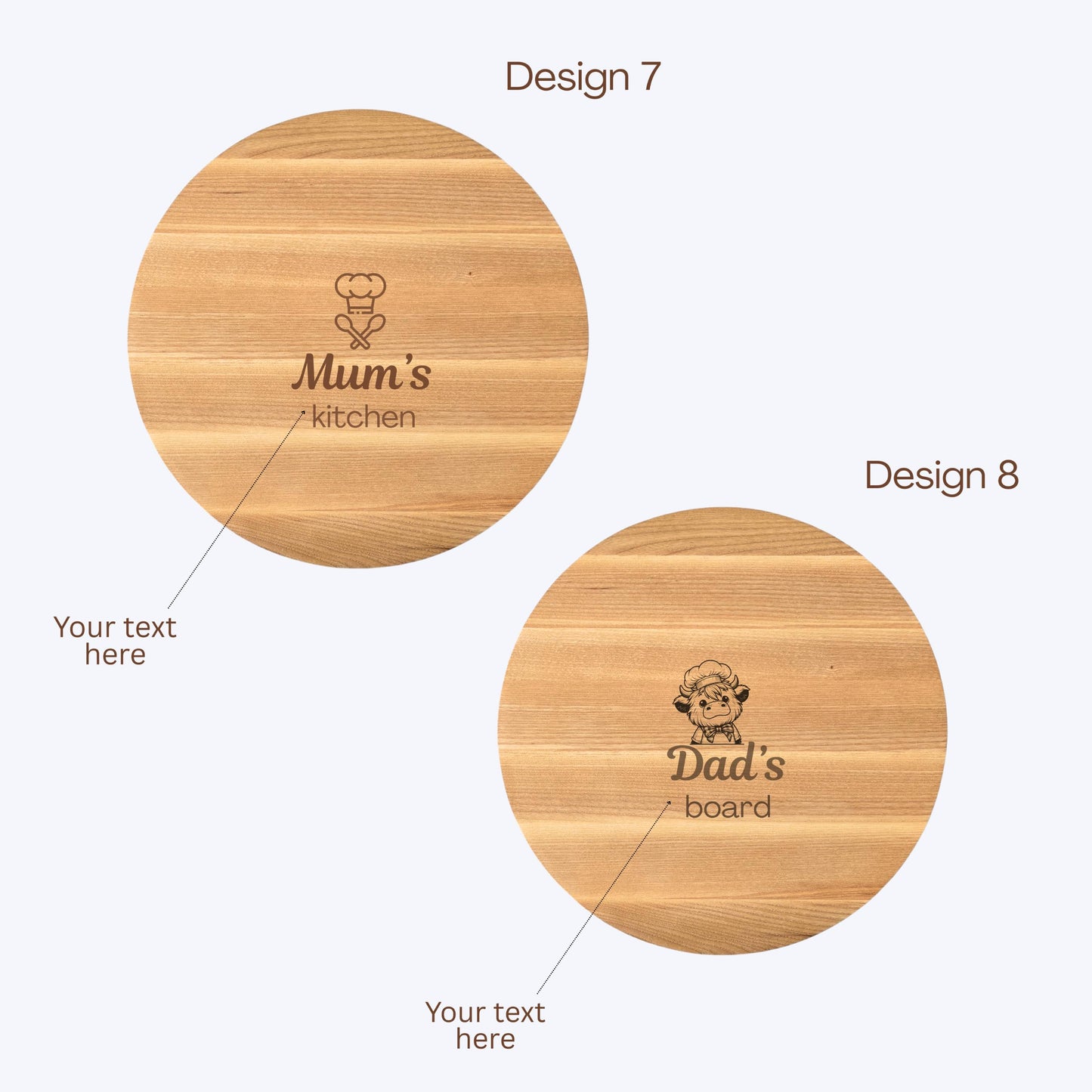 Personalised Handmade Divided Wooden Serving Platter