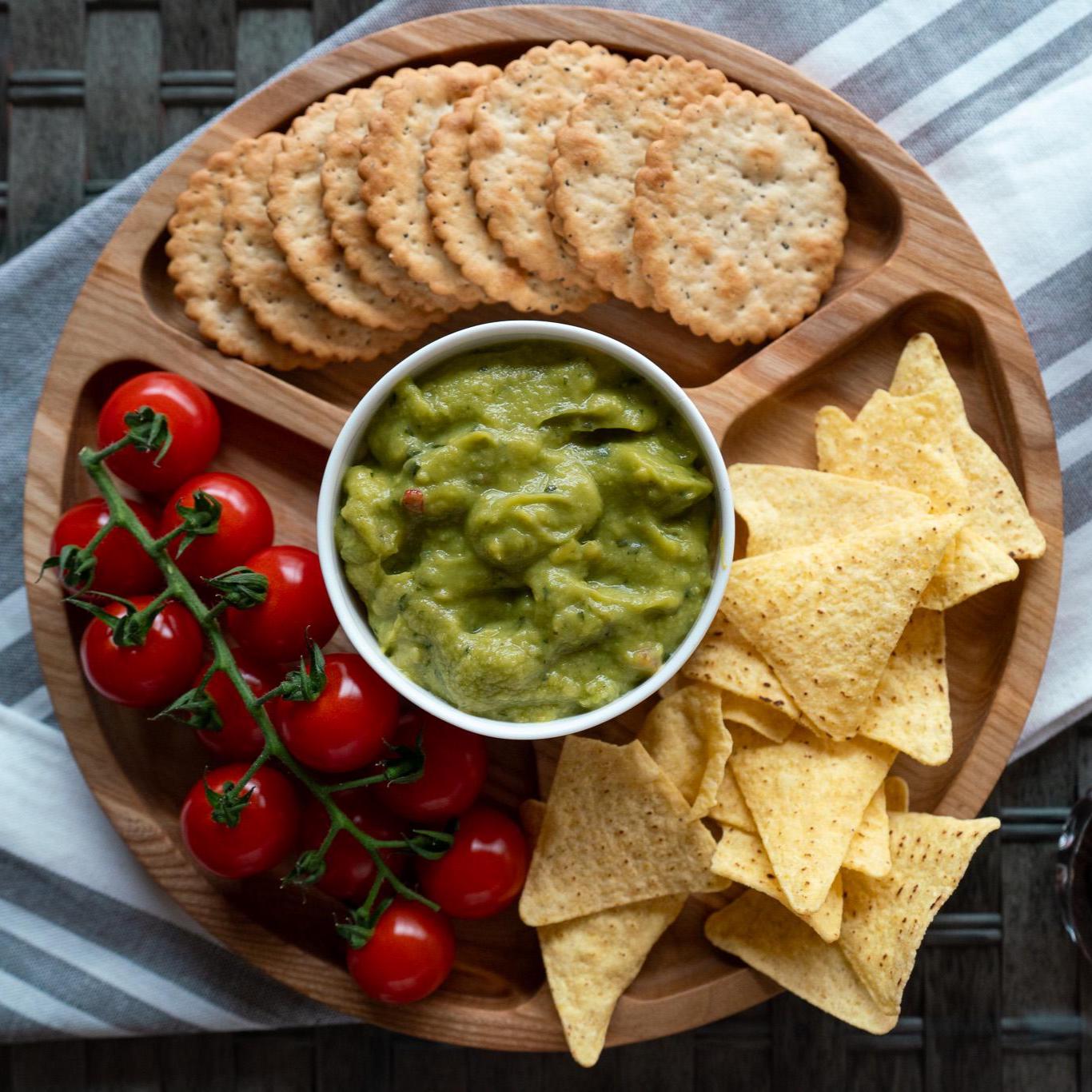 Personalised Round Wooden Serving Platter