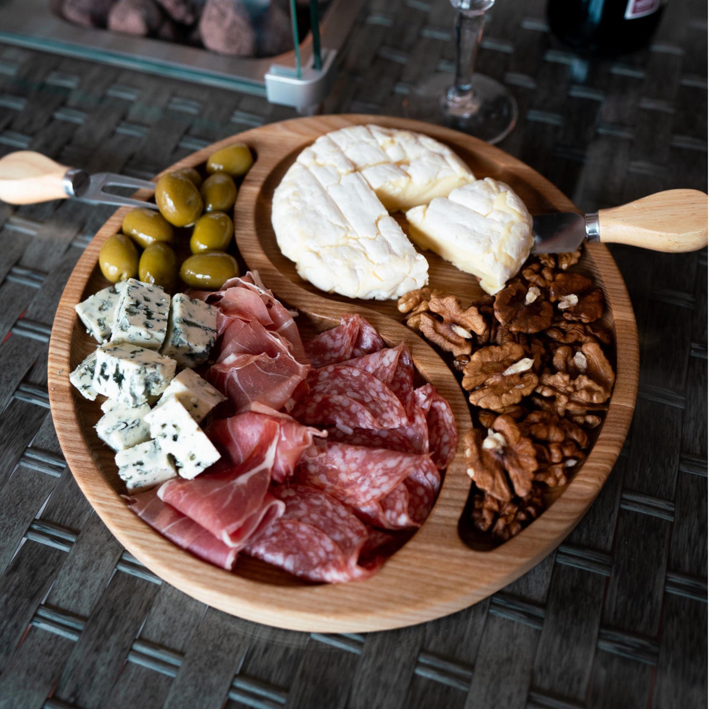 Personalised Yin Yang Cheese Board