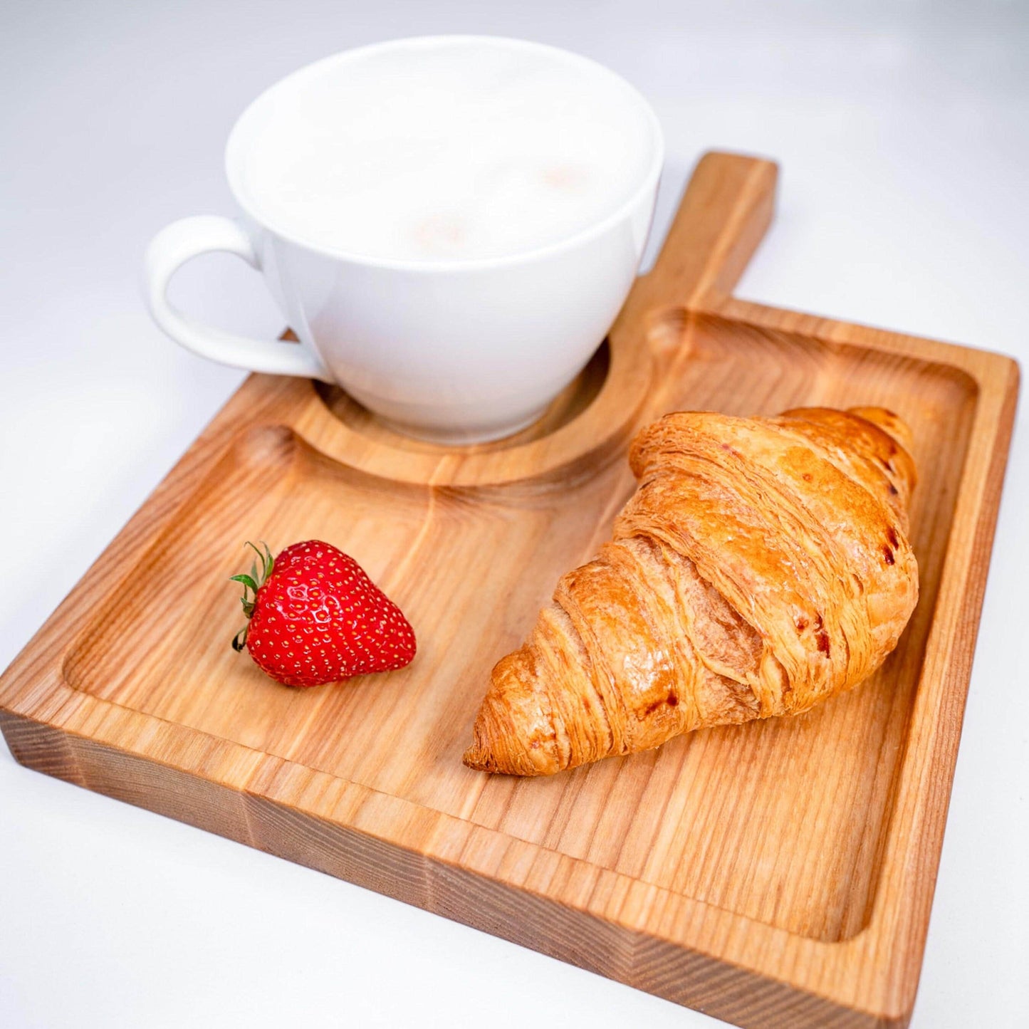 Personalised Wooden Coffee and Cake Serving Board