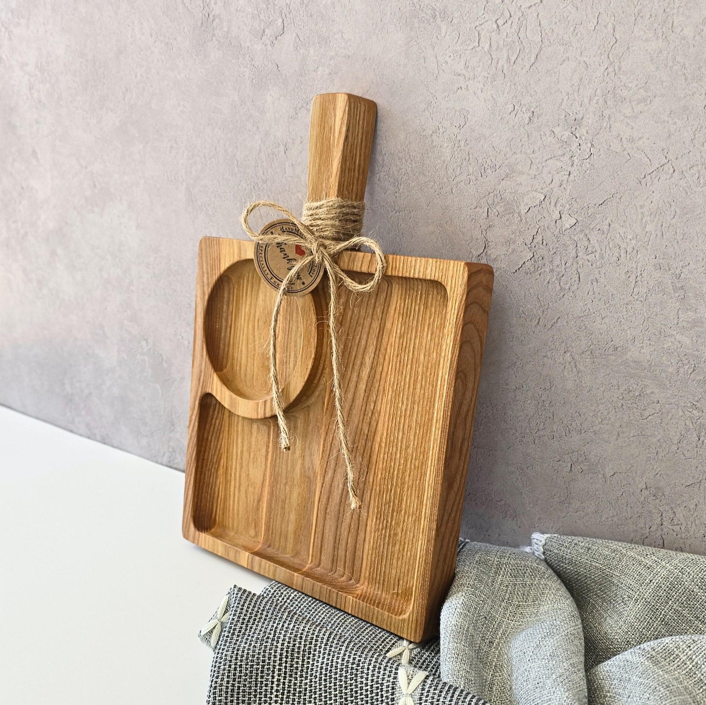 Personalised Wooden Coffee and Cake Serving Board