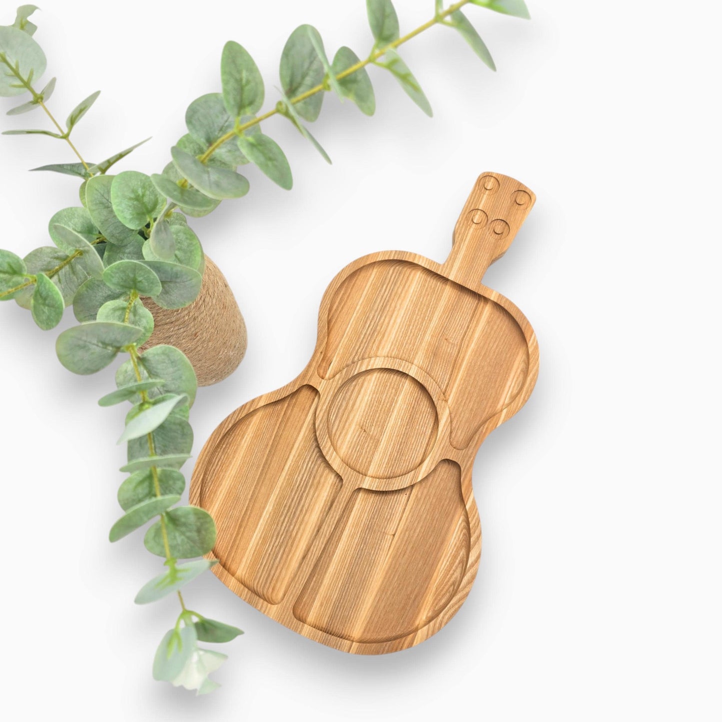 Personalised Guitar Wooden Serving Board Gift for Music Lovers