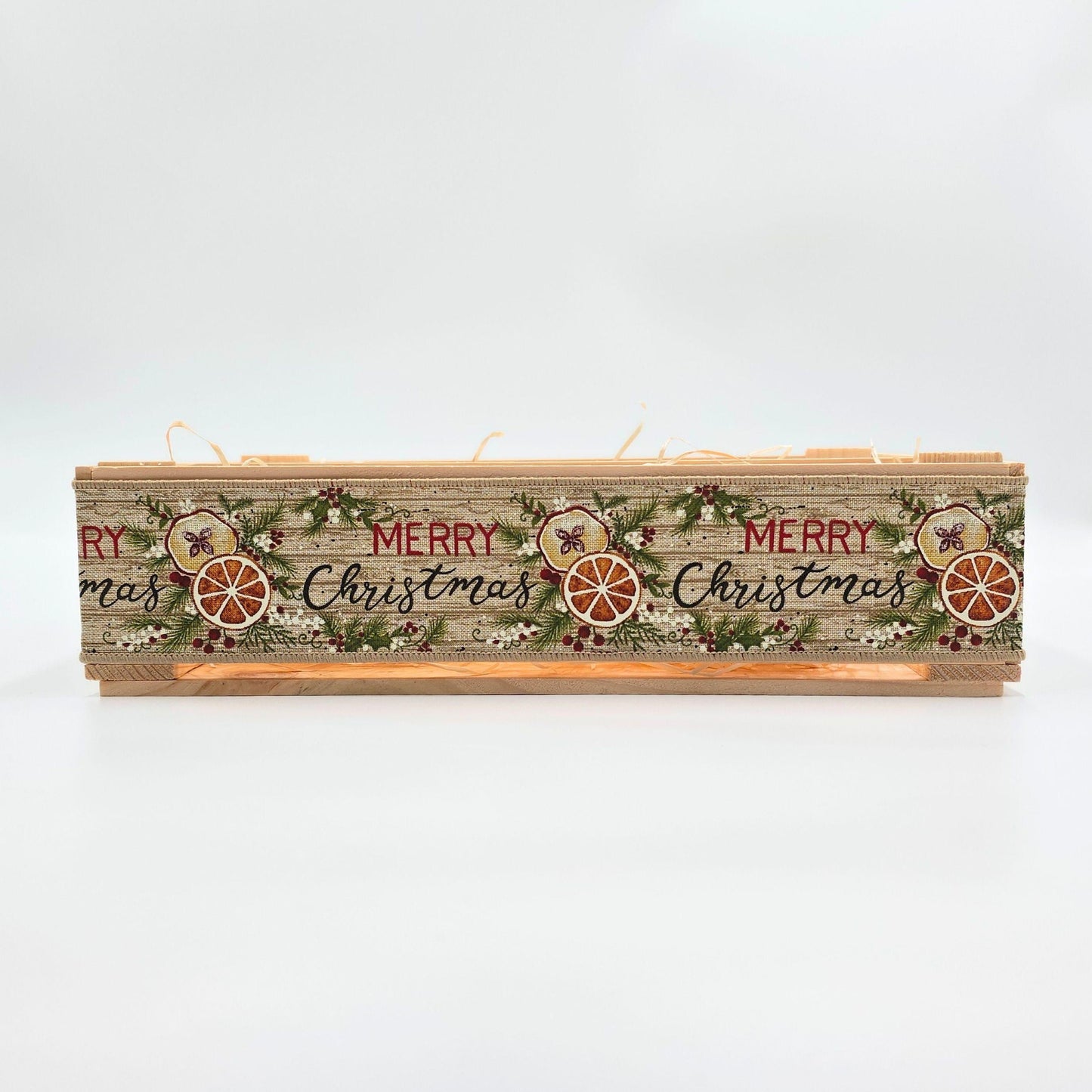 Christmas Gift Hamper, Empty Wine Box, Make Your Own Hamper Kit, Gift Box Basket, DIY Kit