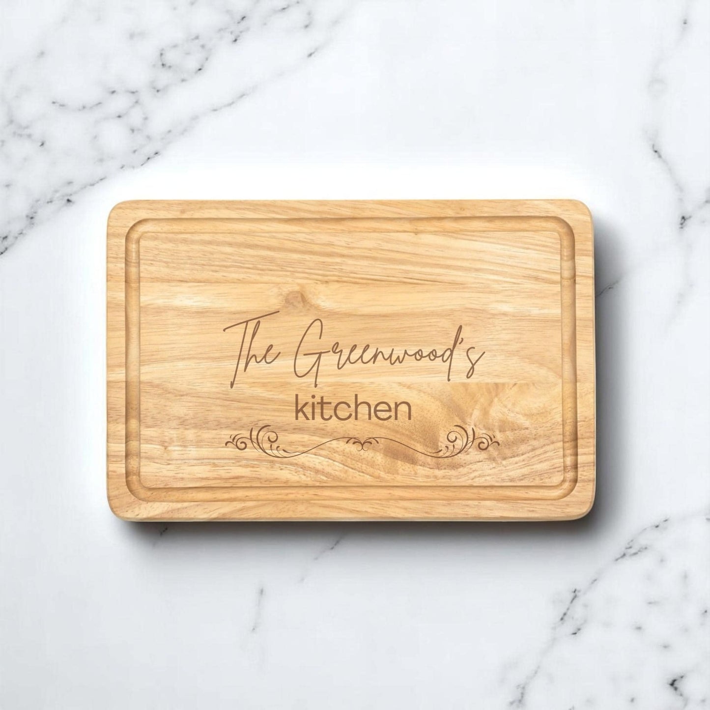 Personalised Engraved Wooden Chopping Board