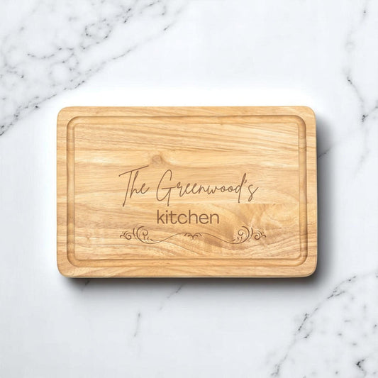 Personalised Engraved Wooden Chopping Board