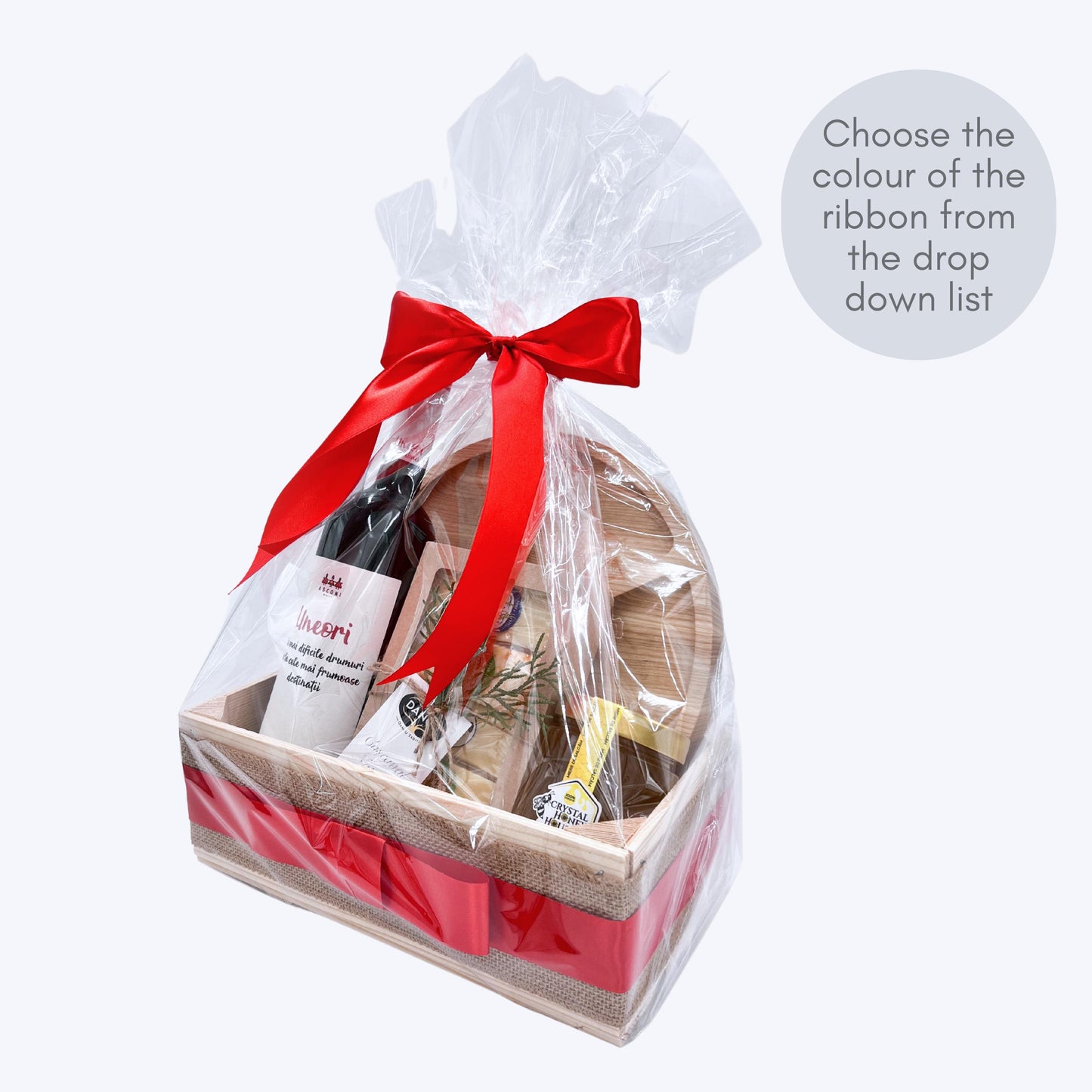 Empty Gift Basket, Valentines Gift, Make Your Own Hamper Kit - Birthday, Wedding, Housewarming, Anniversary, Baby Shower, Mothers Day