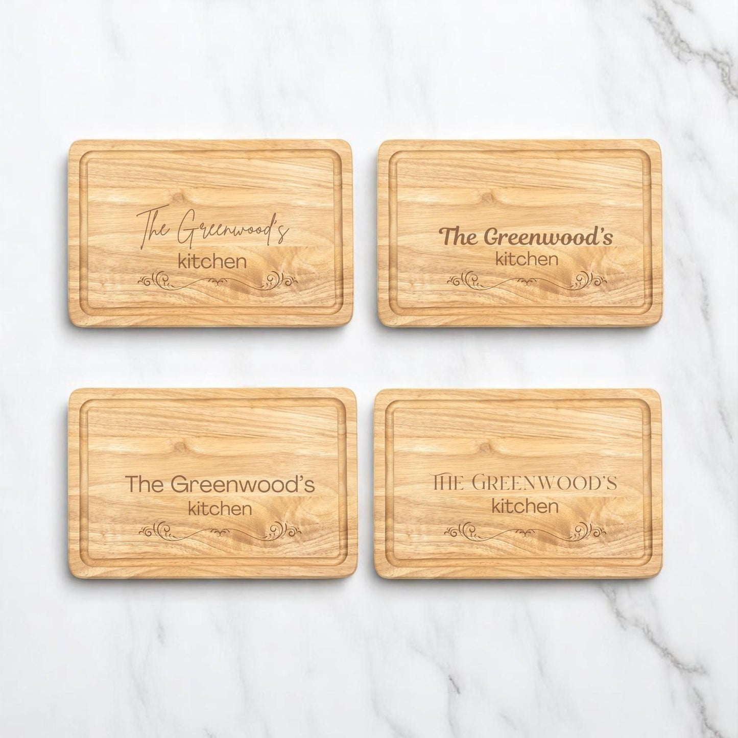 Personalised Engraved Wooden Chopping Board