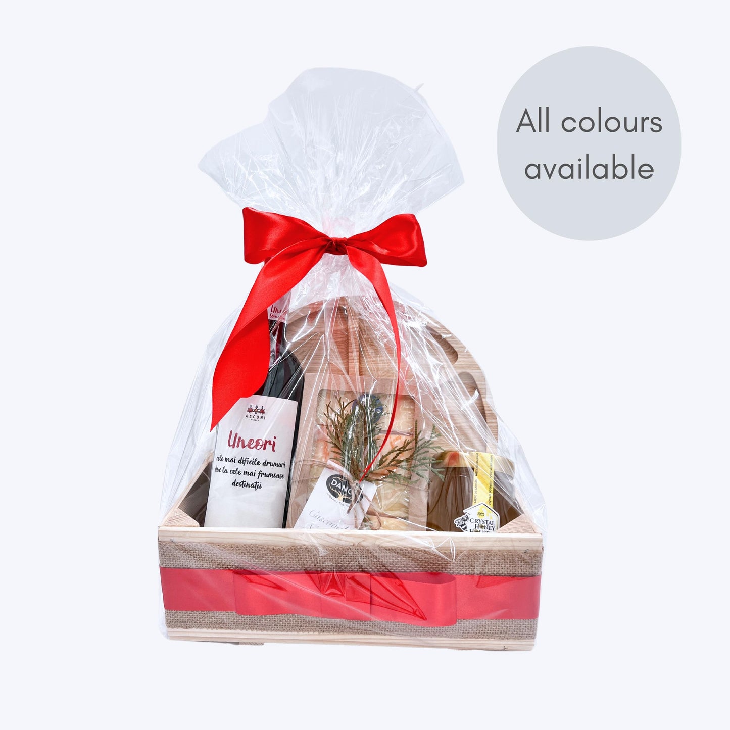 Empty Gift Basket, Hamper Kit, Make Your Own Hamper - Valentines, Housewarming, Anniversary, Mothers Day, colours available