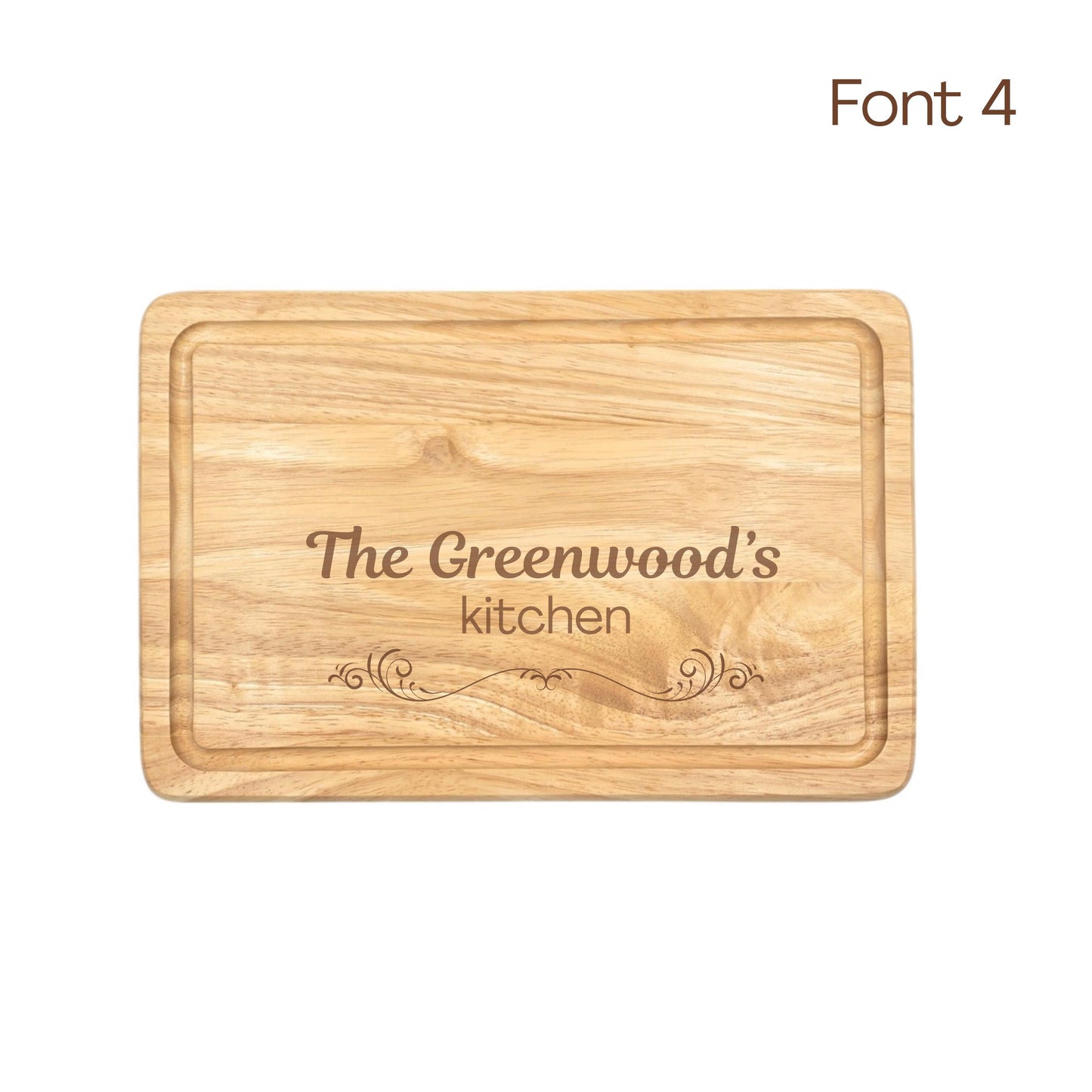 Personalised Engraved Wooden Chopping Board