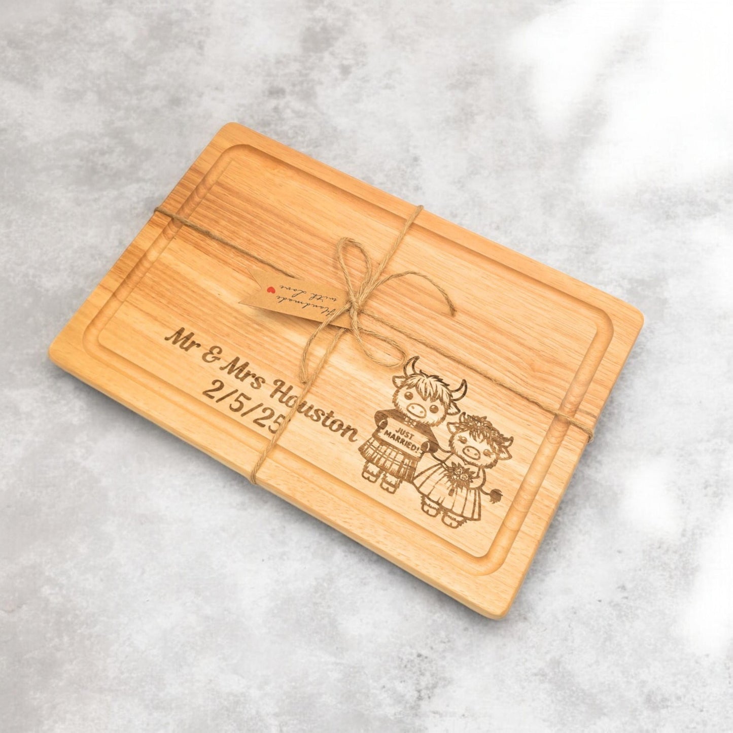 Personalised Wooden Chopping Board - Unusual Gift Idea