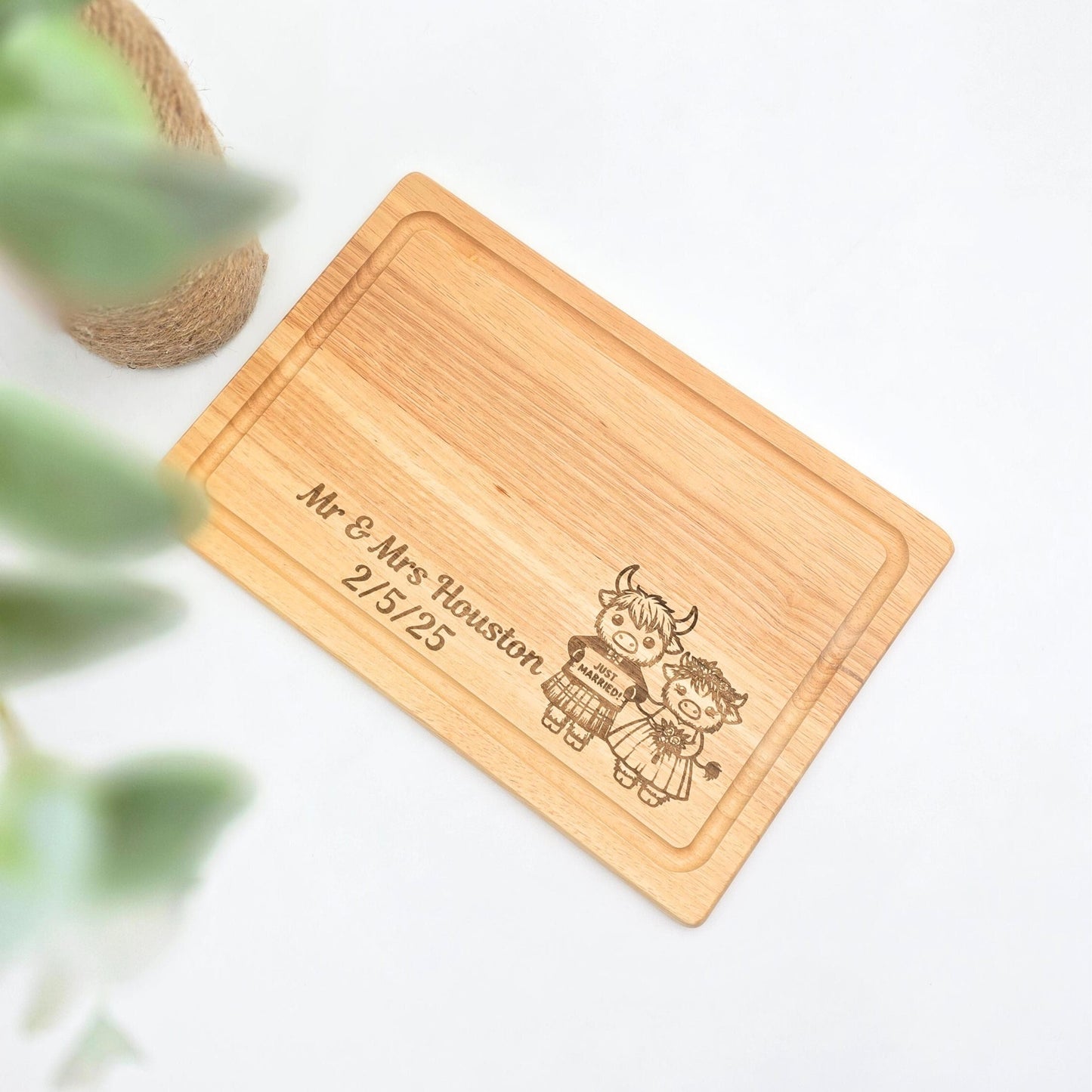 Personalised Wooden Chopping Board - Unusual Gift Idea