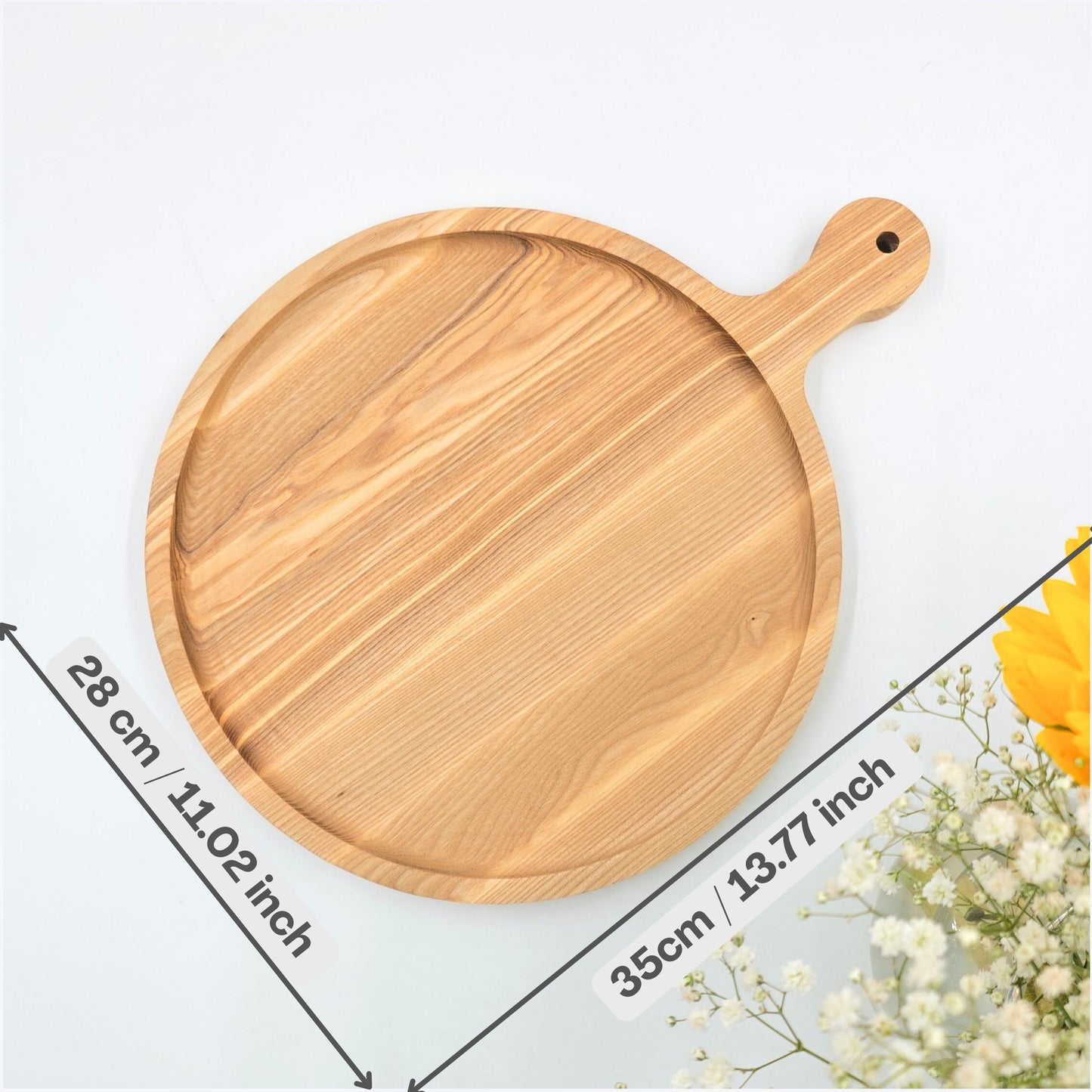 Personalised Large Round Serving Tray