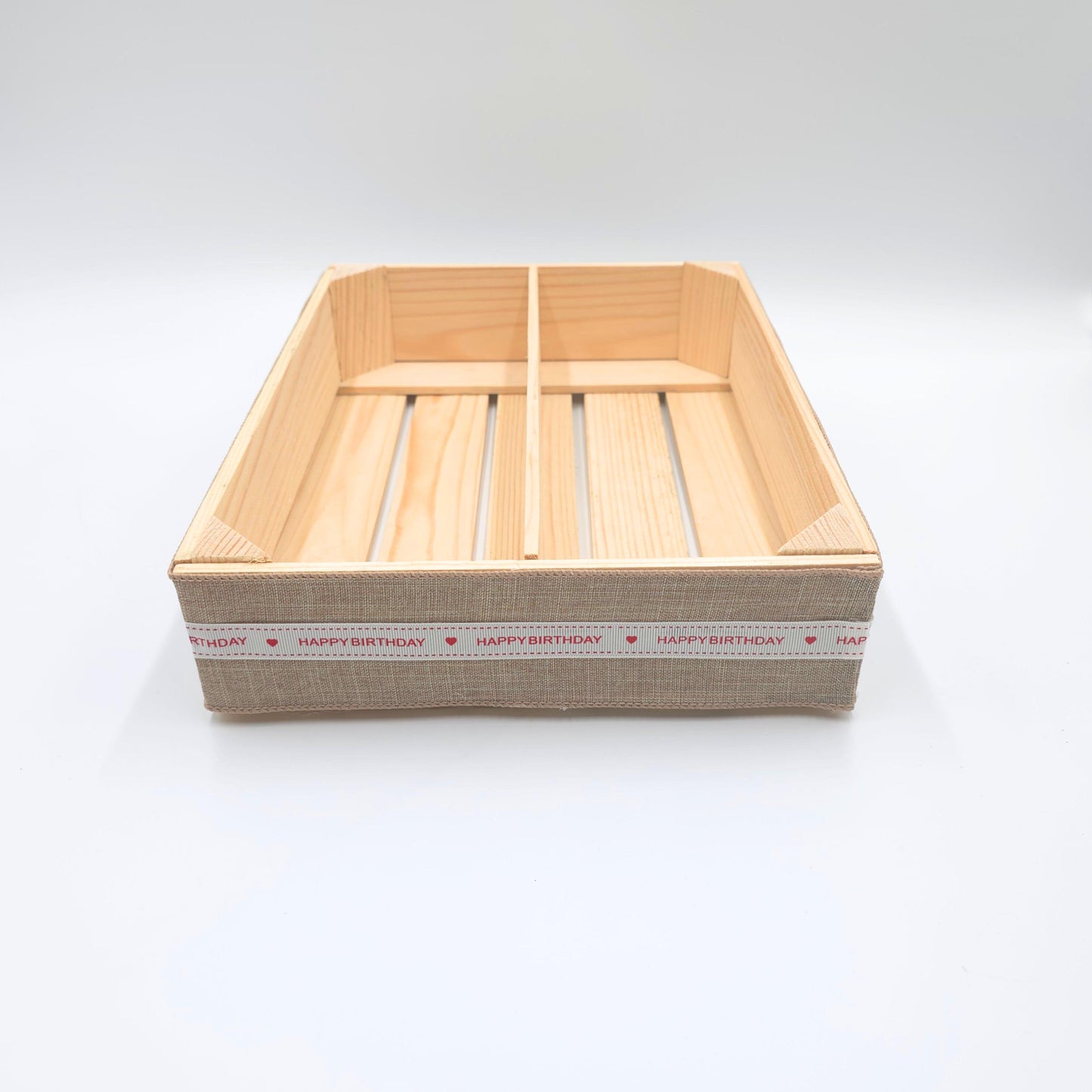 Happy Birthday Gift Box, Empty Make Your Own Hamper, Gift Box Basket, Gift Wrap, Wine Basket