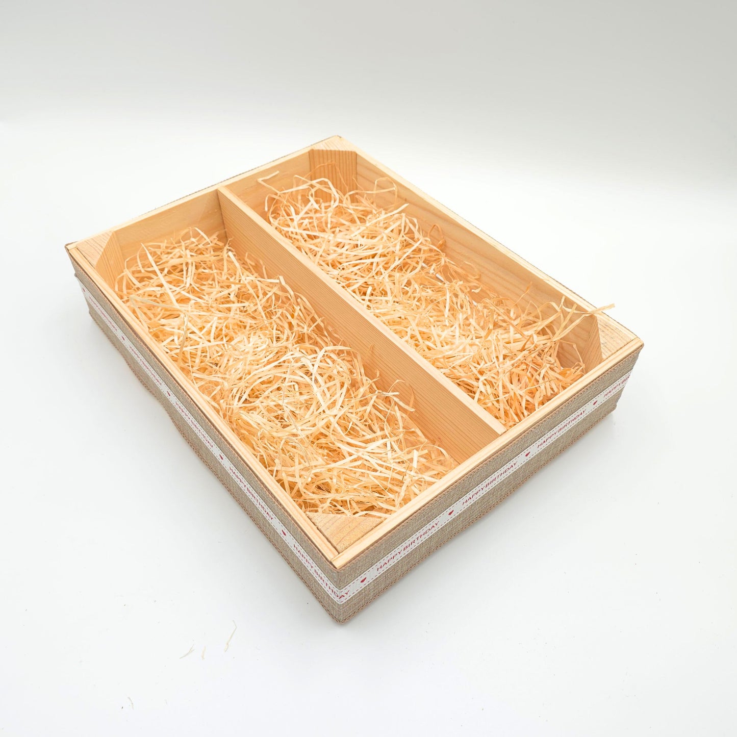 Happy Birthday Gift Box, Empty Make Your Own Hamper, Gift Box Basket, Gift Wrap, Wine Basket