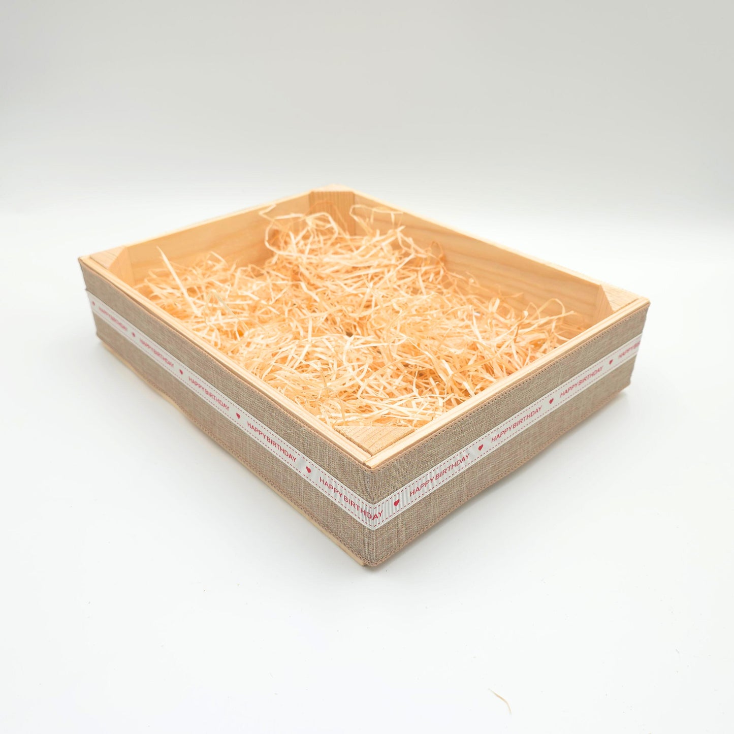 Happy Birthday Gift Box, Empty Make Your Own Hamper, Gift Box Basket, Gift Wrap, Wine Basket