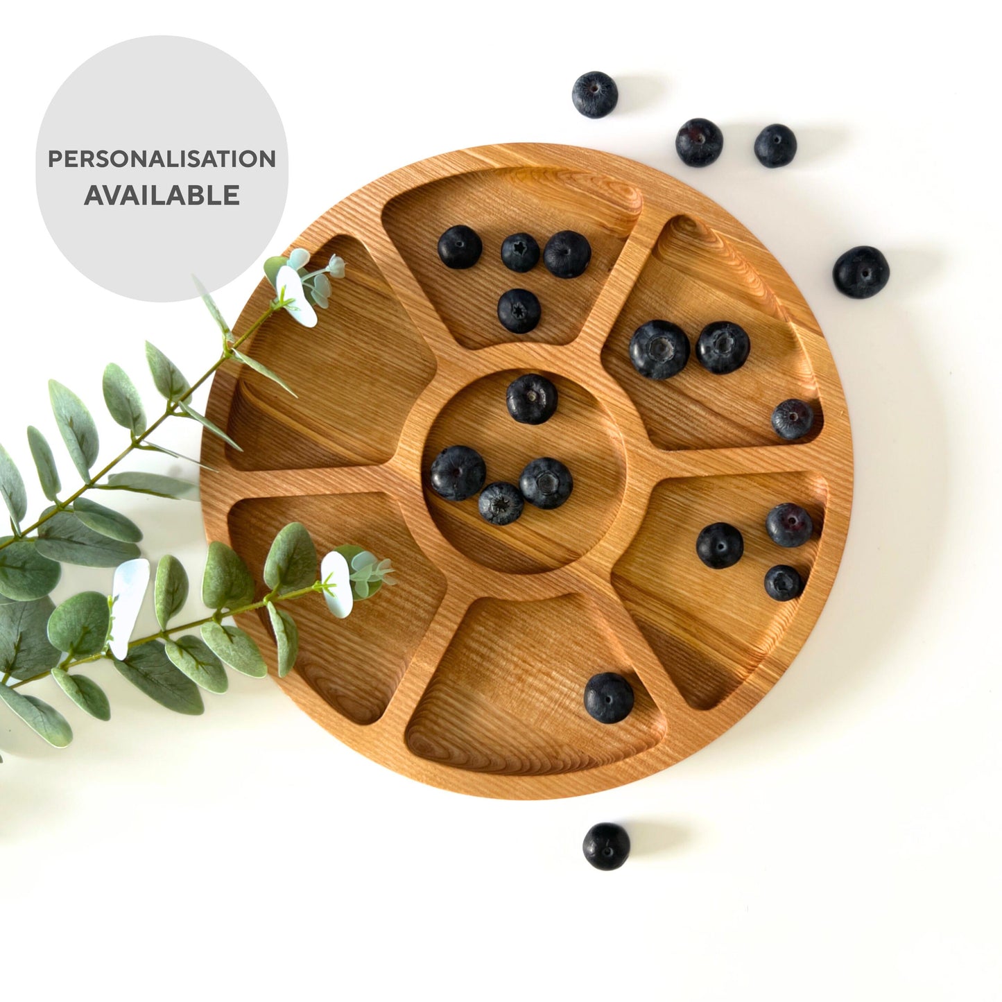 Personalised Round Charcuterie board