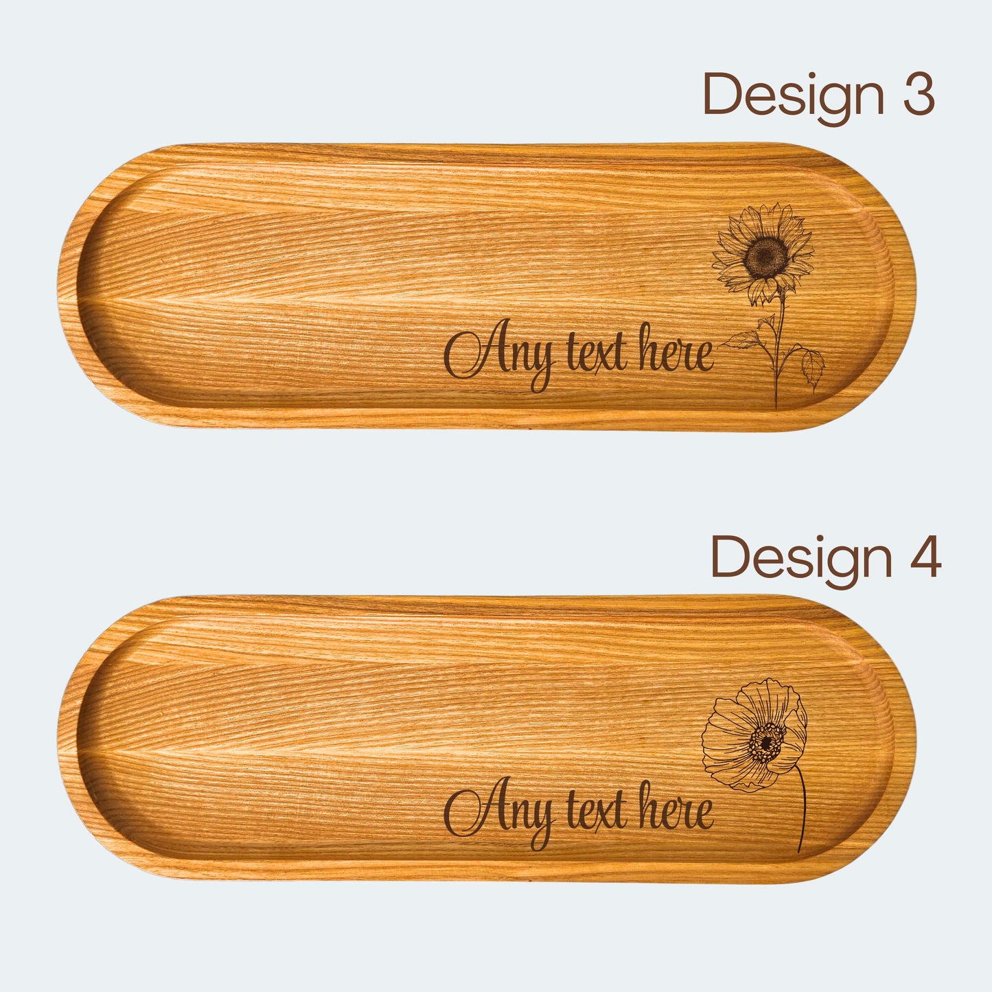 Personalised Table Centrepiece, Wooden Serving Board