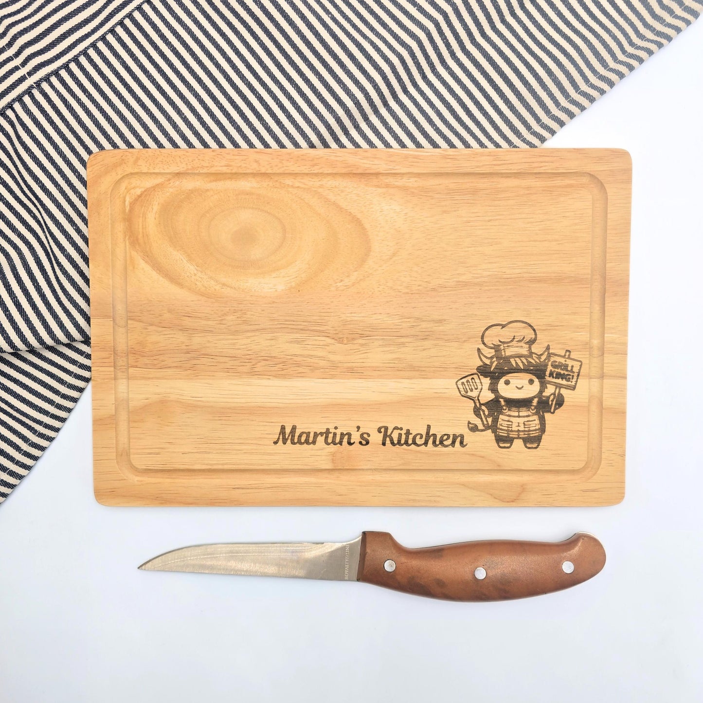 Personalised Highland Cow Board Gift Idea