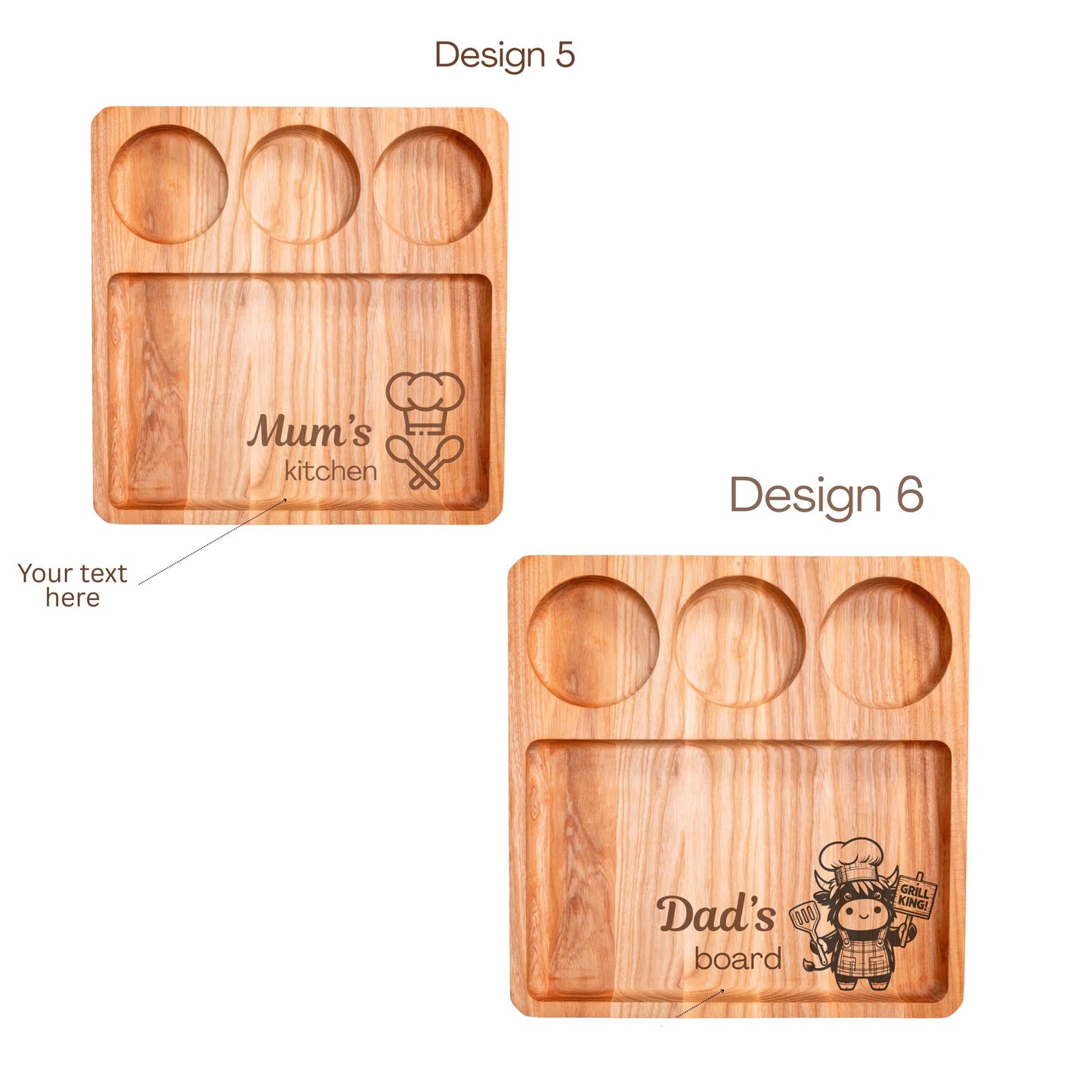 Personalised Steak Serving  Platter