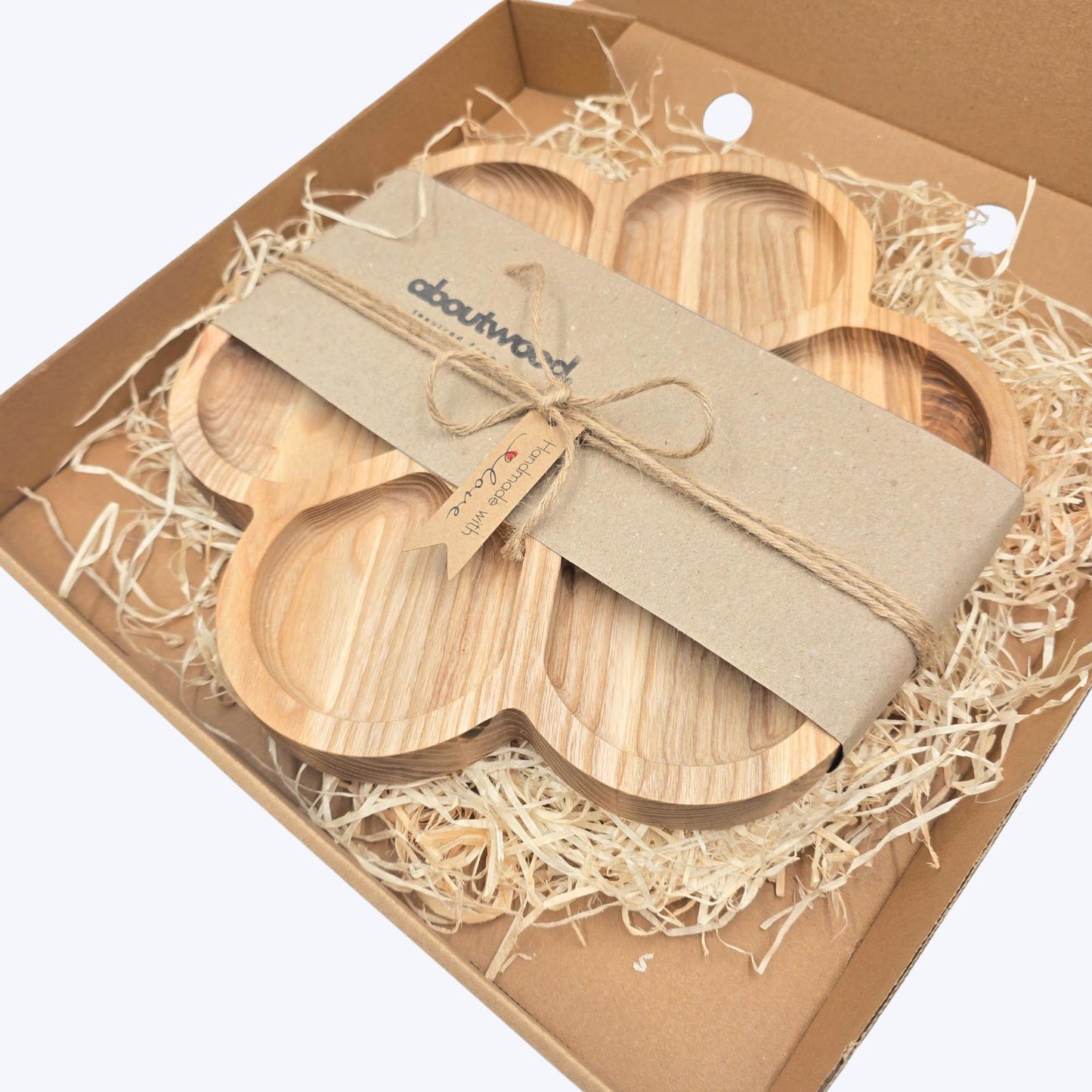 Personalised Flower Shaped Wooden Serving Platter