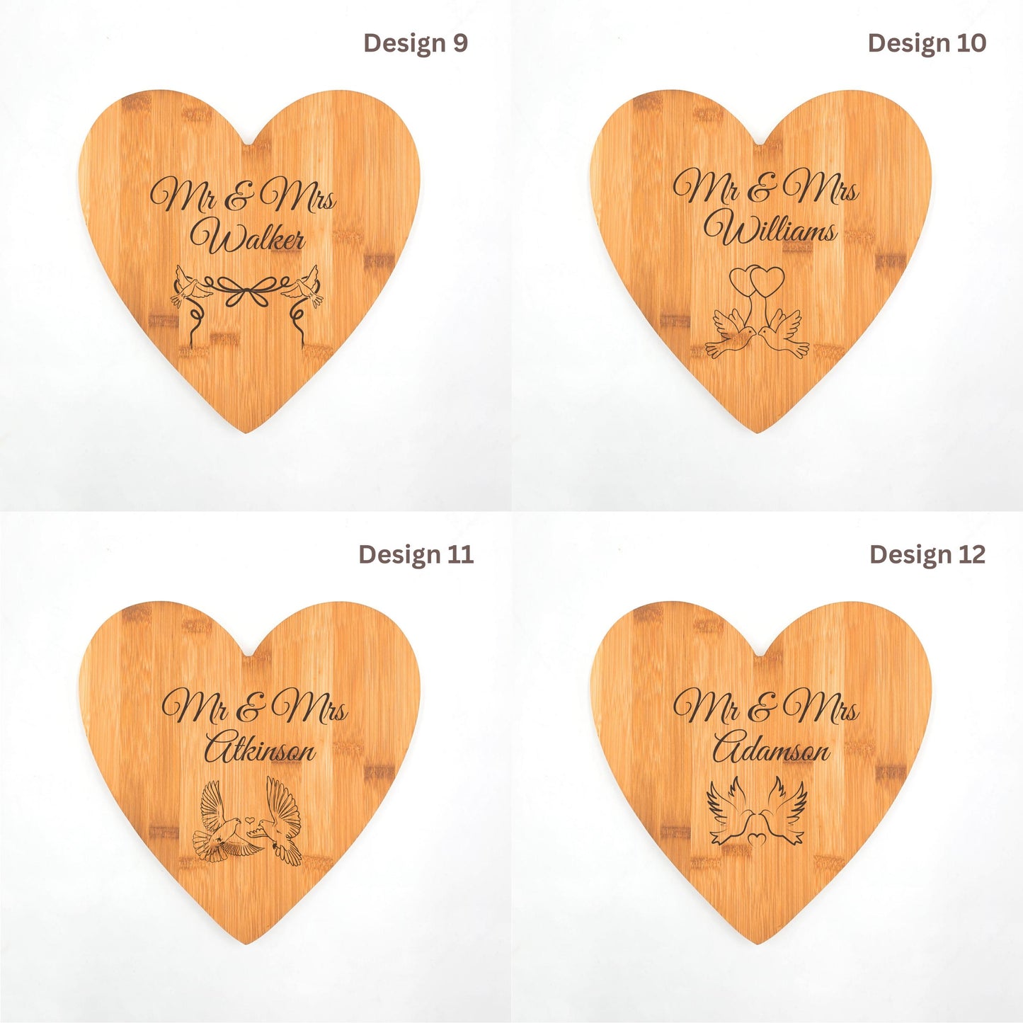 Personalised Engraved Wood Serving Board Cheese Board Chopping Board Wedding  New Home Wooden Anniversary Gift - Any Wording