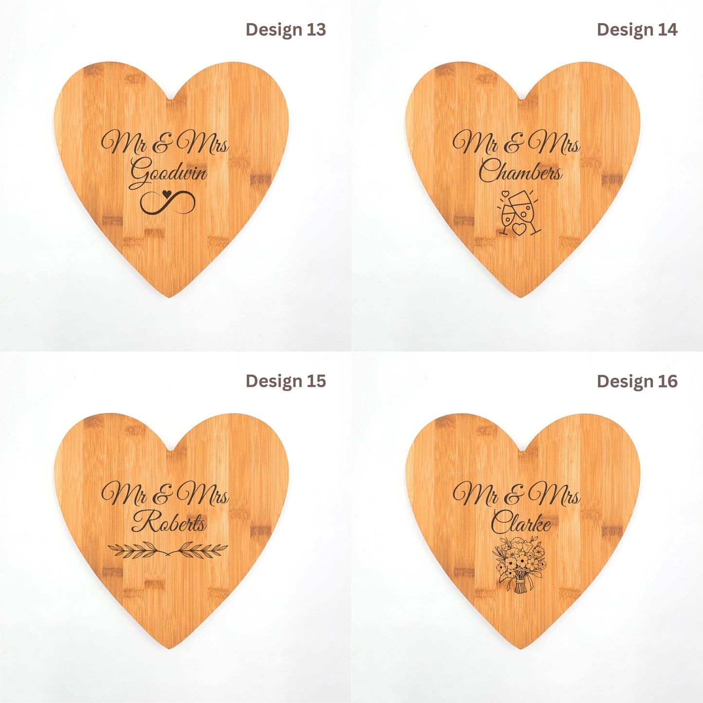 Personalised Engraved Wood Serving Board Cheese Board Chopping Board Wedding  New Home Wooden Anniversary Gift - Any Wording