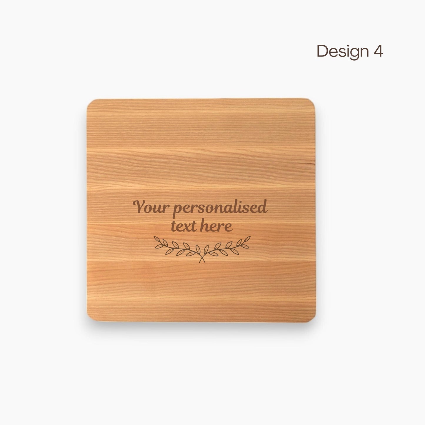 Square Personalised Wooden Charcuterie Platter