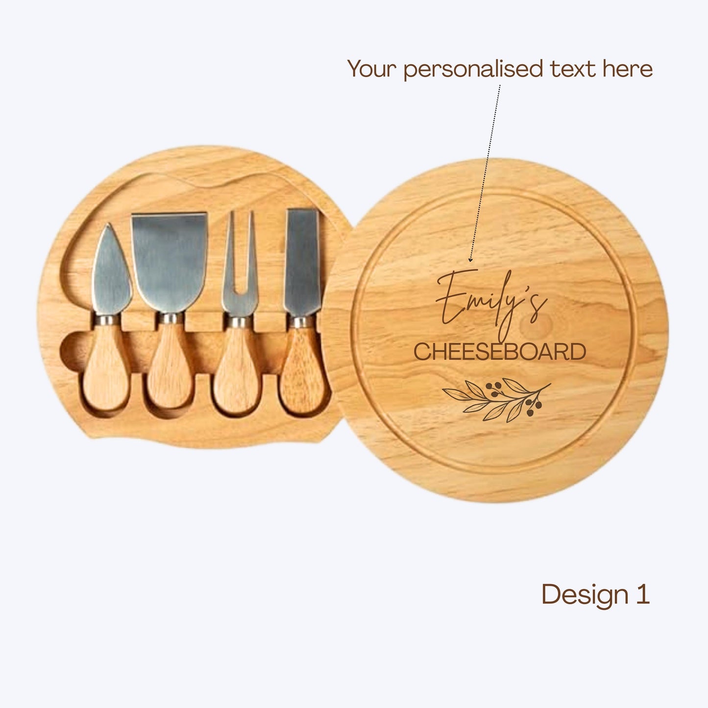 Personalised Cheese Board Set, Birthday Gift, Gift for Couples, Wedding Gift, New Home and Anniversary Gift