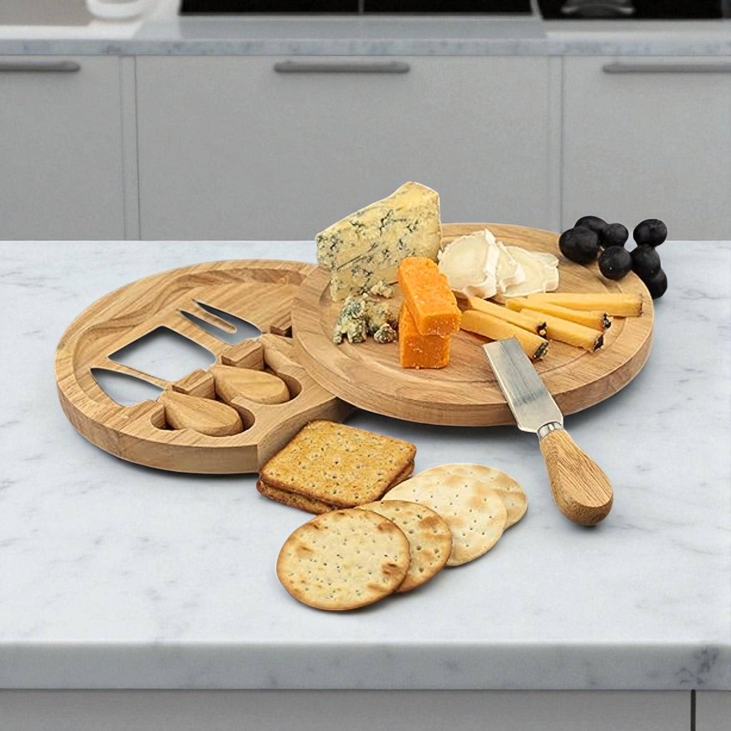 Personalised Cheese Board Set Anniversary Gift