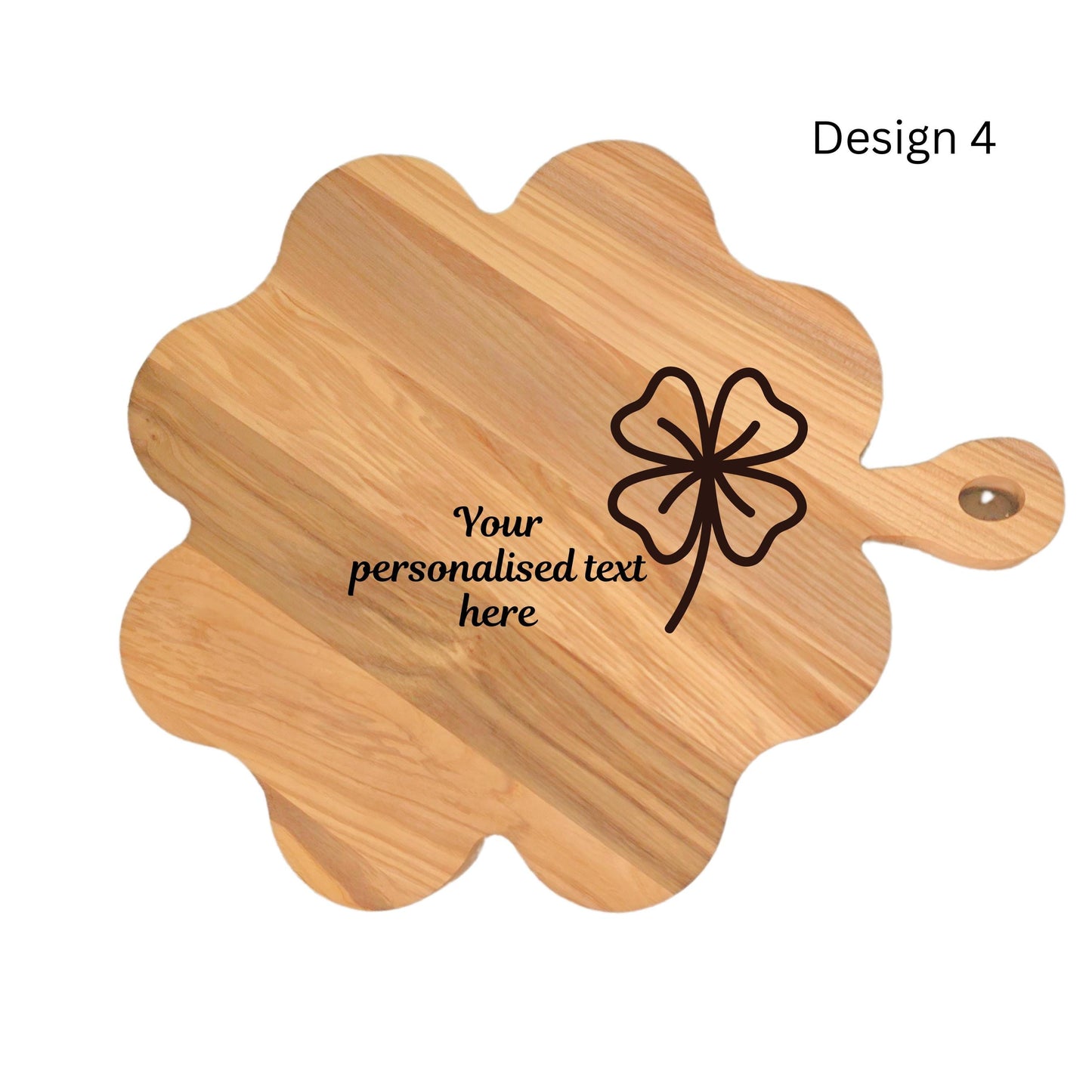 Personalised Four Leaf Clover Lucky Tray