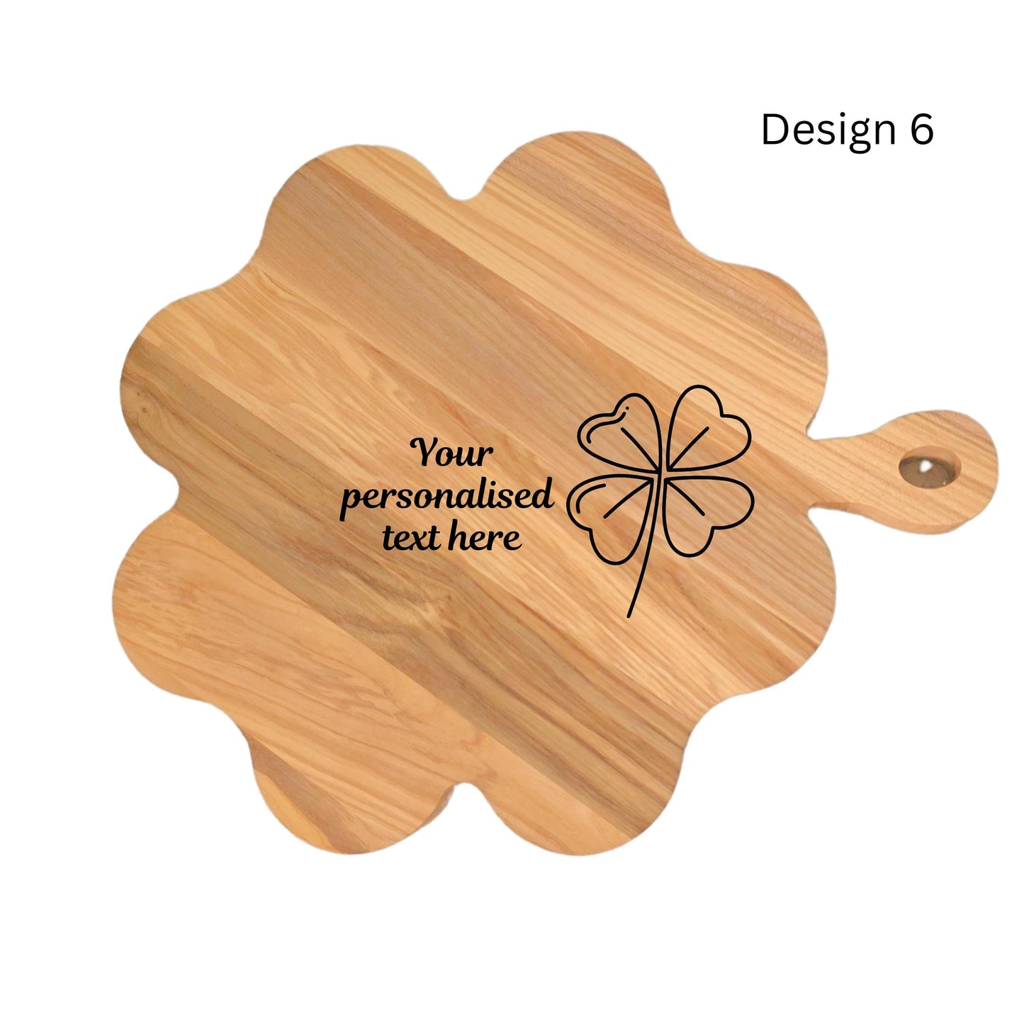 Personalised Four Leaf Clover Lucky Tray