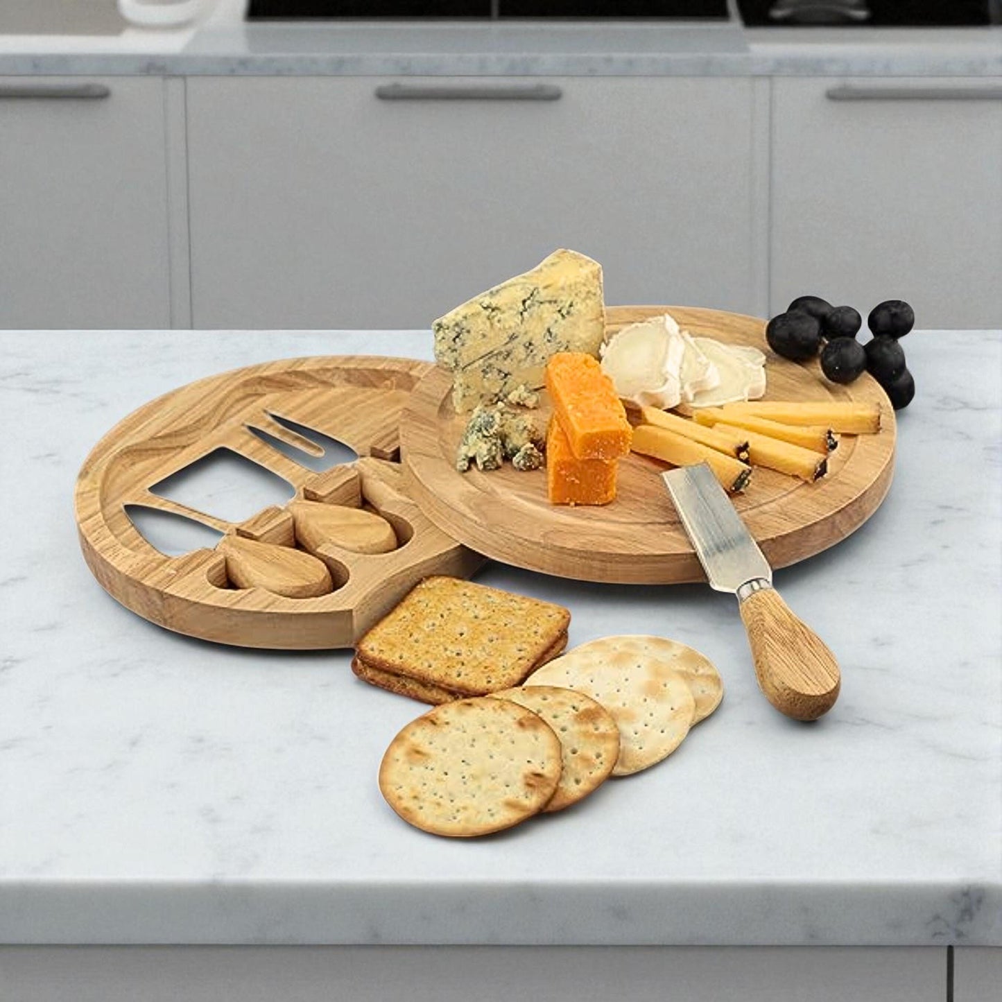 Personalised Cheeseboard Set Gift for Newlyweds