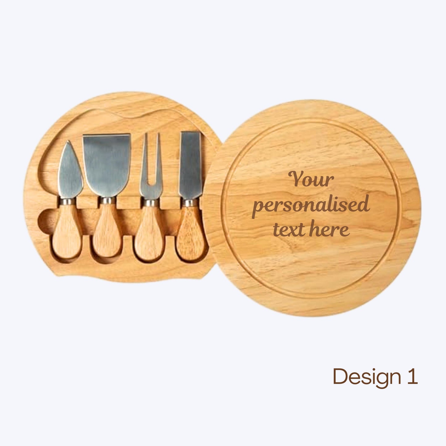 Personalised Cheeseboard Set Gift for Newlyweds