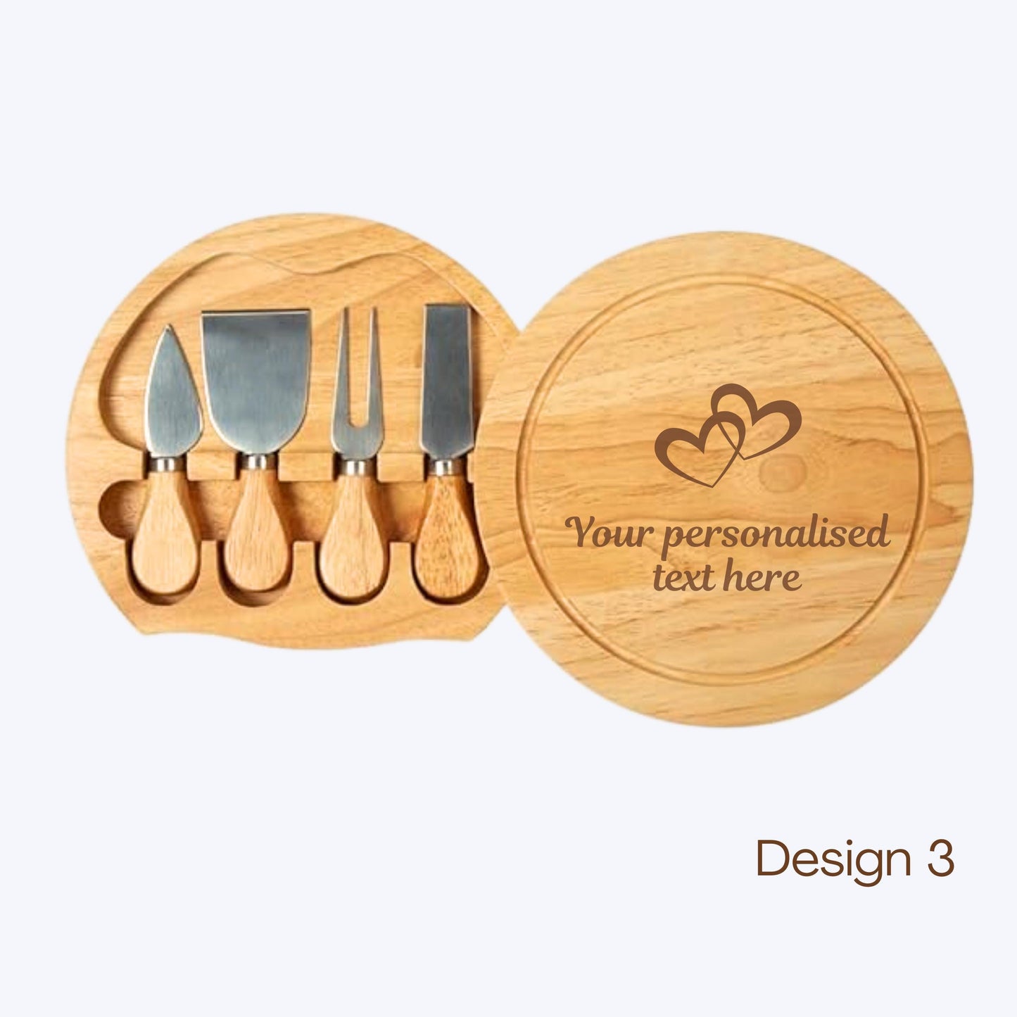 Personalised Cheeseboard Set Gift for Newlyweds