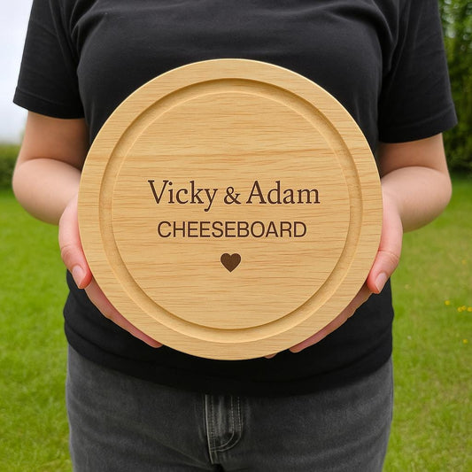 Personalised Cheeseboard Set Wedding Gift