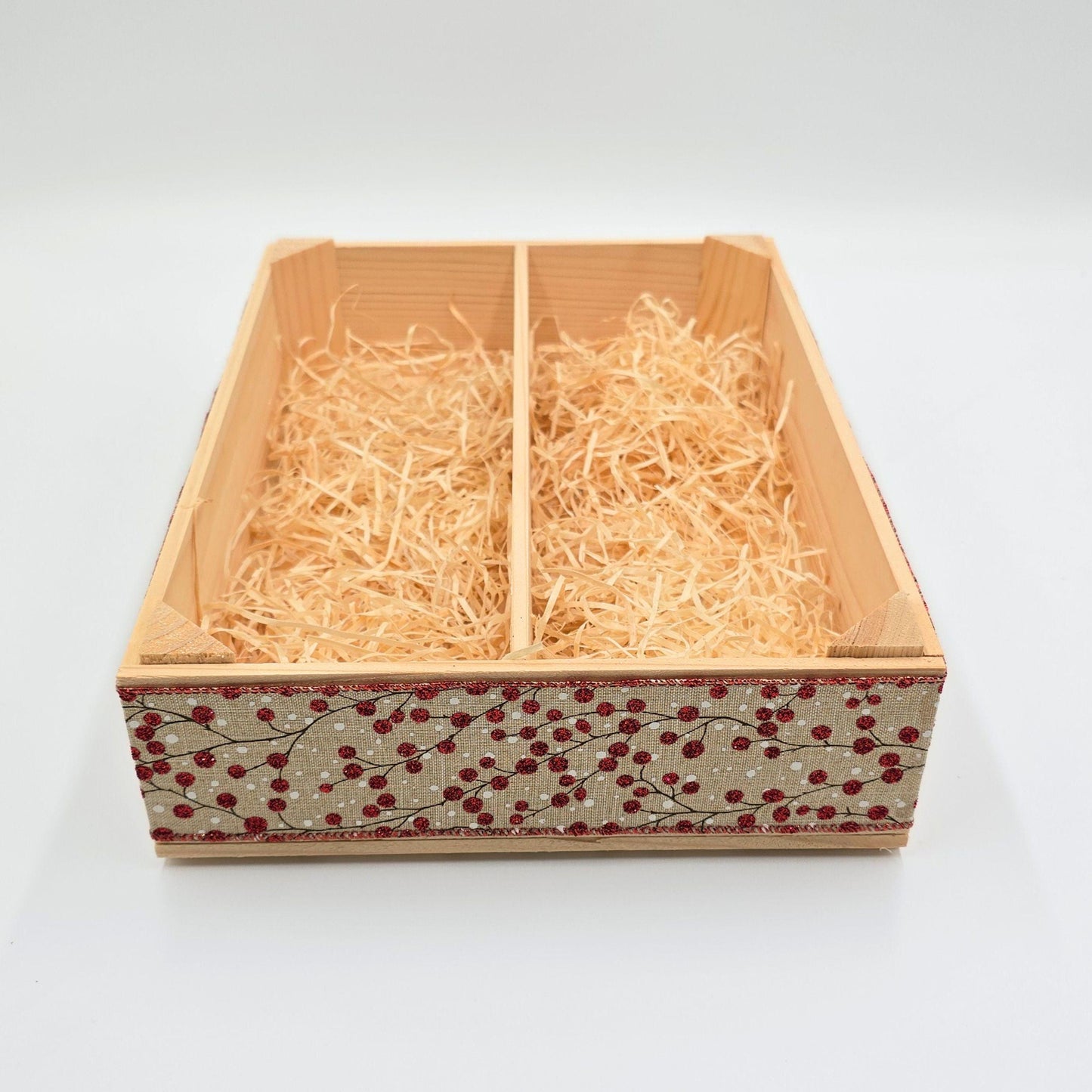 EMPTY Christmas Gift Hamper, Empty Wine Box, Make Your Own Hamper Kit, Gift Box Basket, DIY Kit