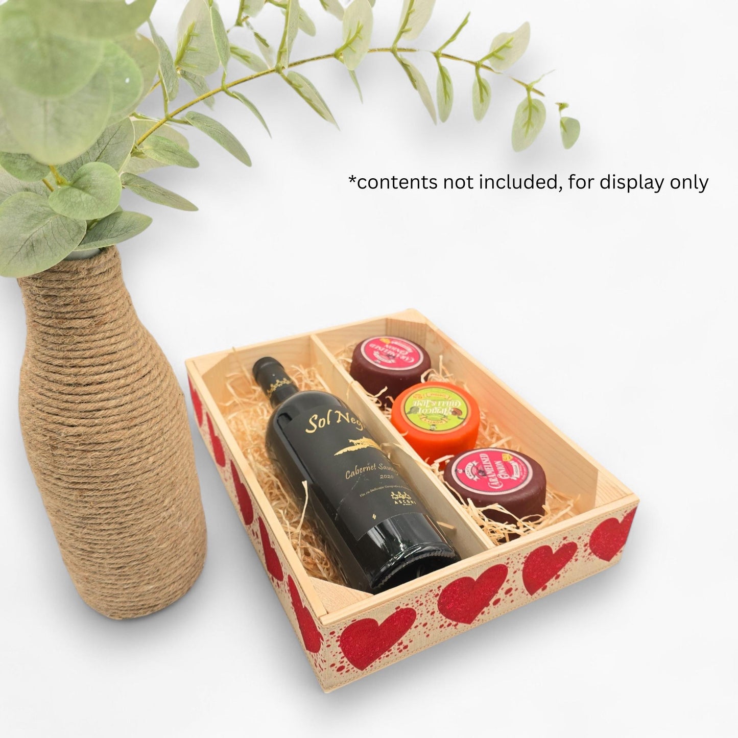 Handmade Empty DYI Gift Basket – Make Your Own Hamper Kit  - Birthday Hamper - Wedding, Christmas, Valentine’s, Anniversary - Wine Basket