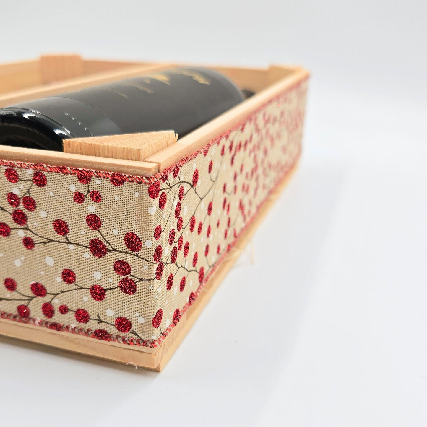 EMPTY Christmas Gift Hamper, Empty Wine Box, Make Your Own Hamper Kit, Gift Box Basket, DIY Kit