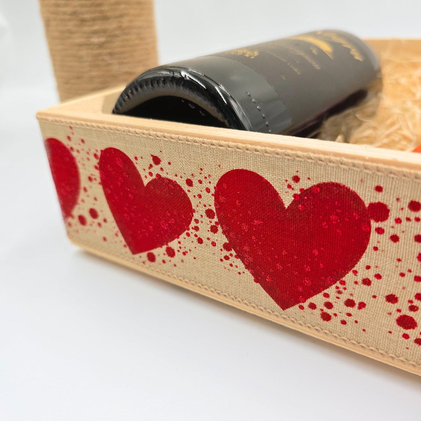 Handmade Empty DYI Gift Basket – Make Your Own Hamper Kit  - Birthday Hamper - Wedding, Christmas, Valentine’s, Anniversary - Wine Basket