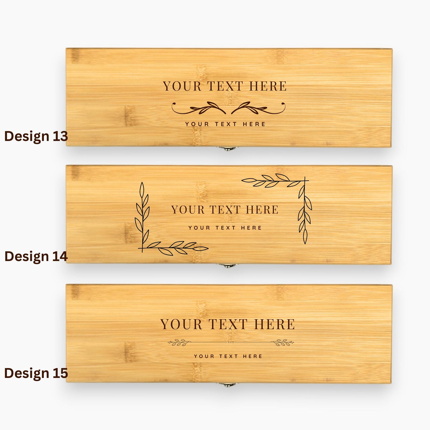 Personalised Elegant Wine Bottle Gift Box with Lid