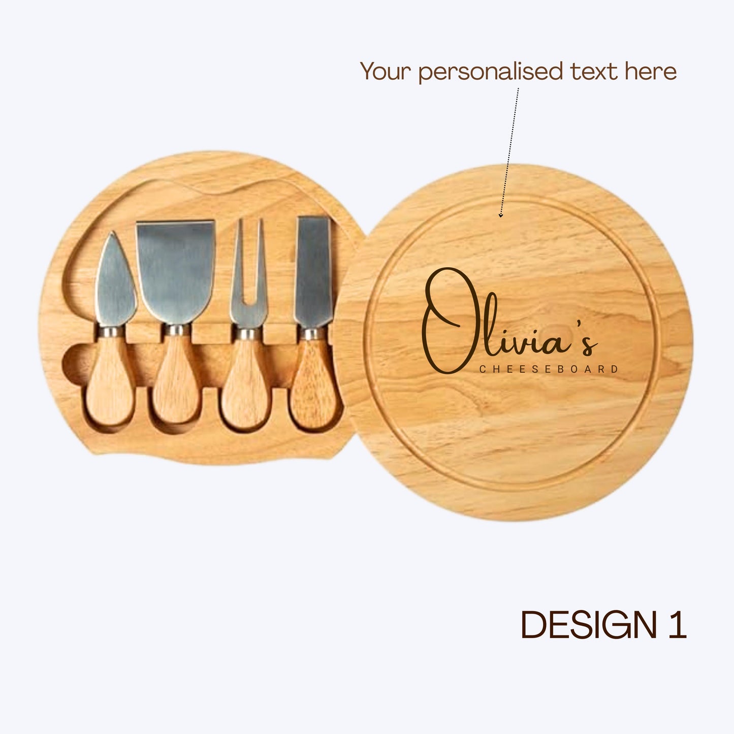 Personalised Cheese Board Set Wedding Gift