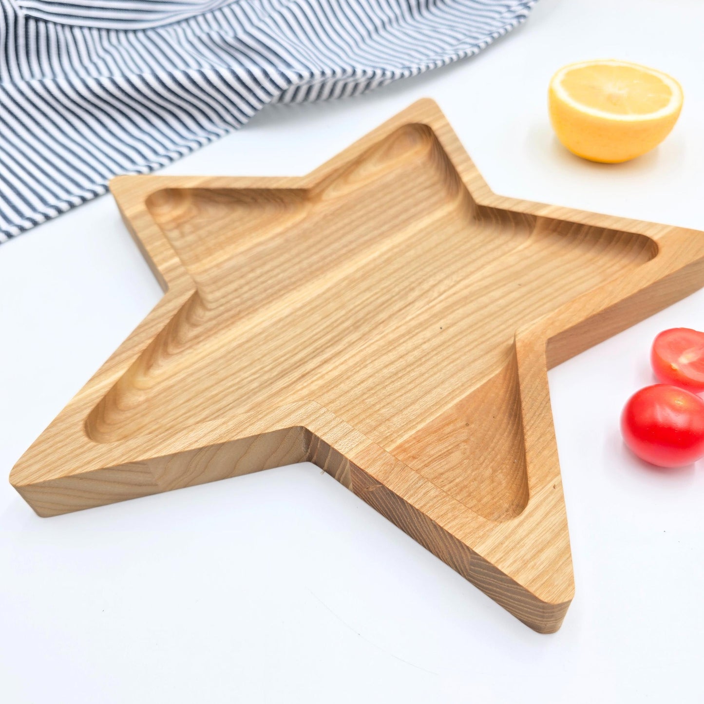 Personalised Star Shaped Wooden Serving Platter
