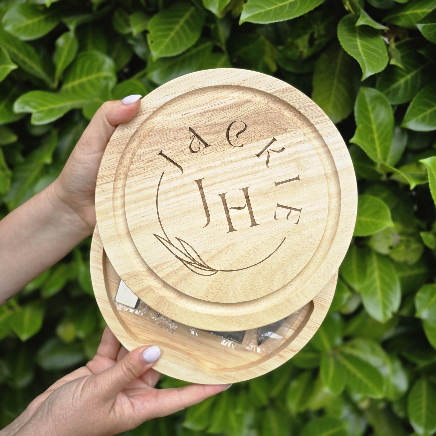 Personalised Cheese Board Set New Home Gift