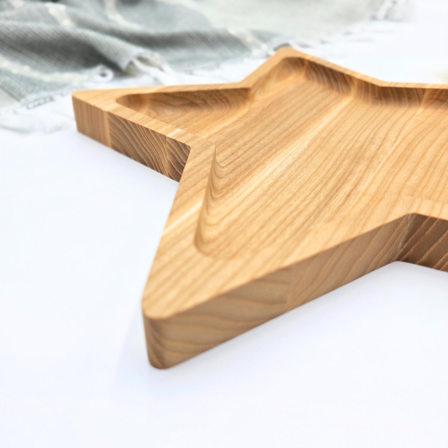 Personalised Star Wooden Serving Platter - Nature Lover Gift